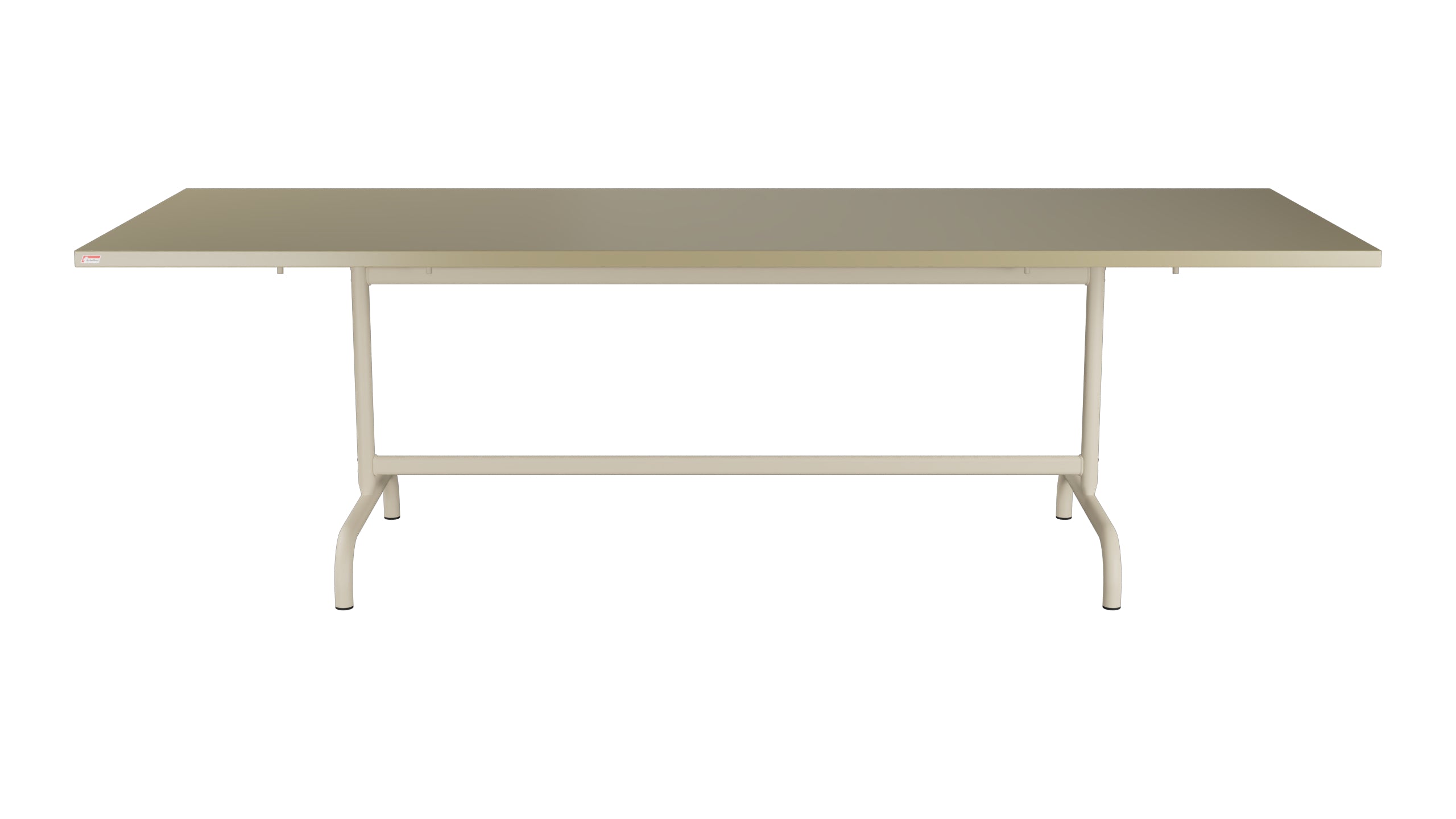 Säntis Metall-Gartentisch 240x90 klappbar in Champagner präsentiert im Onlineshop von KAQTU Design AG. Gartentisch ist von Schaffner