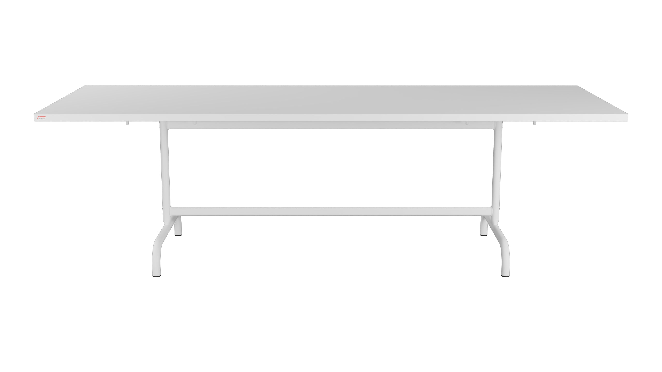 Säntis Metall-Gartentisch 240x90 klappbar in Weiss präsentiert im Onlineshop von KAQTU Design AG. Gartentisch ist von Schaffner