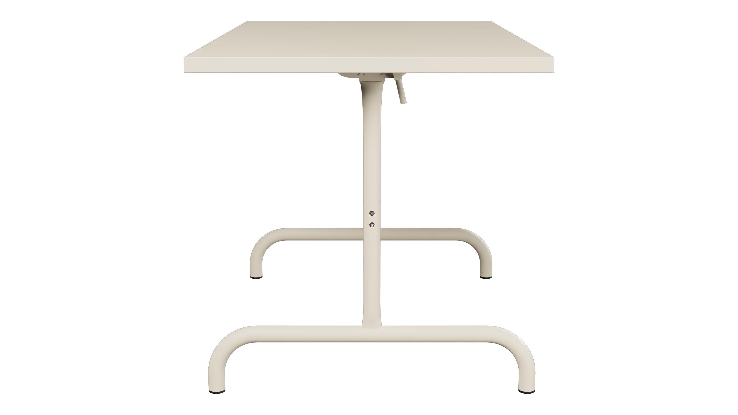 Säntis Metall-Gartentisch 117x70 klappbar in Pastellsand präsentiert im Onlineshop von KAQTU Design AG. Gartentisch ist von Schaffner