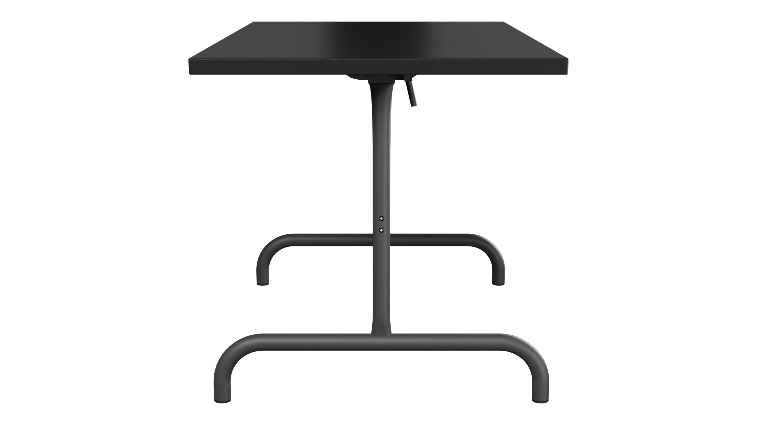 Säntis Metall-Gartentisch 117x70 klappbar in Schwarz präsentiert im Onlineshop von KAQTU Design AG. Gartentisch ist von Schaffner