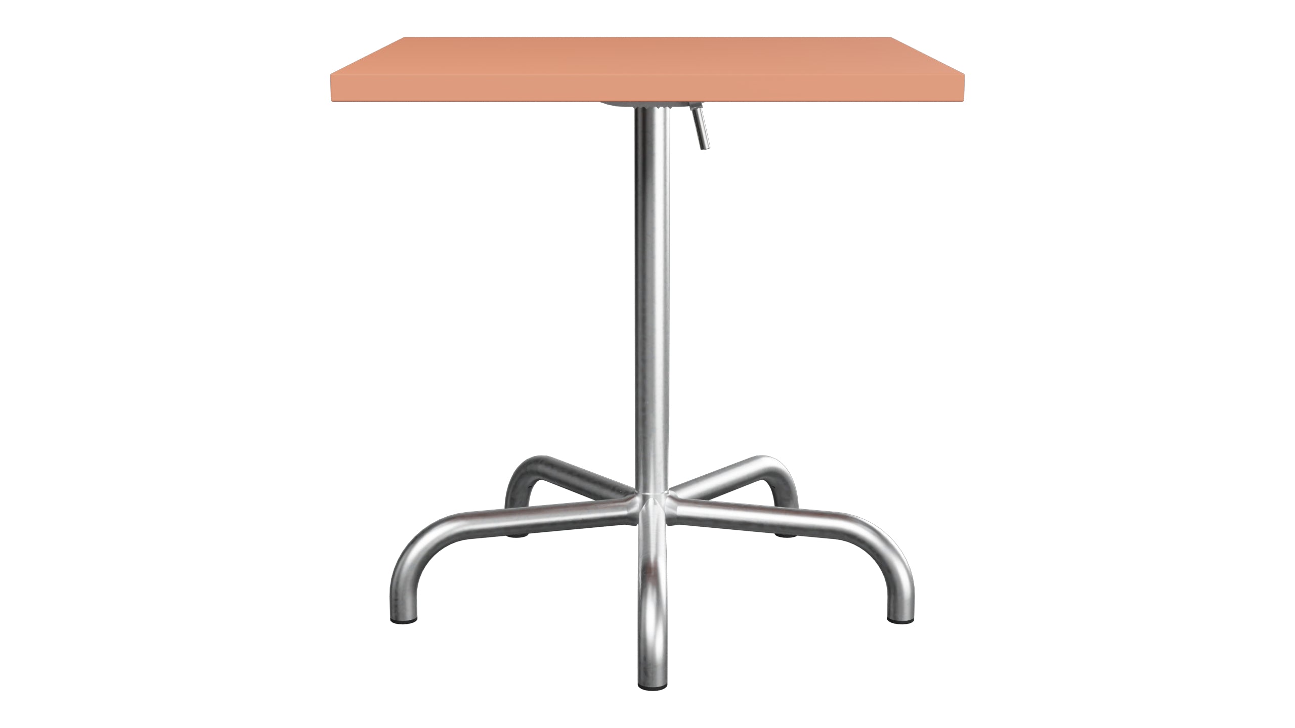 Säntis Metall-Gartentisch 70x70 klappbar in Pastellterracotta präsentiert im Onlineshop von KAQTU Design AG. Gartentisch ist von Schaffner