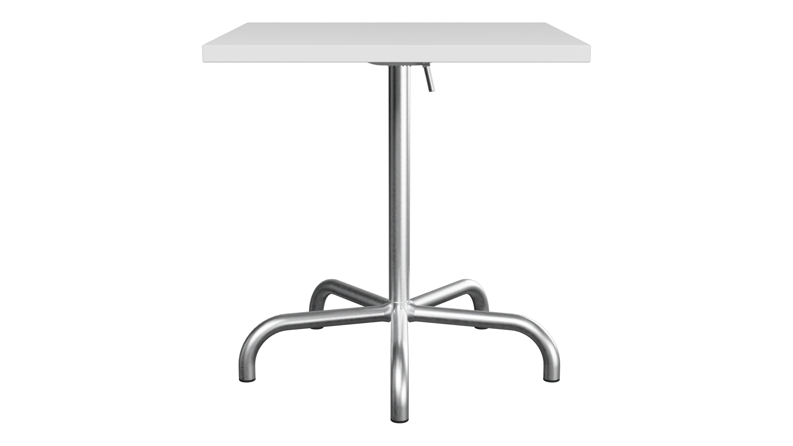 Säntis Metall-Gartentisch 70x70 klappbar in Weiss präsentiert im Onlineshop von KAQTU Design AG. Gartentisch ist von Schaffner