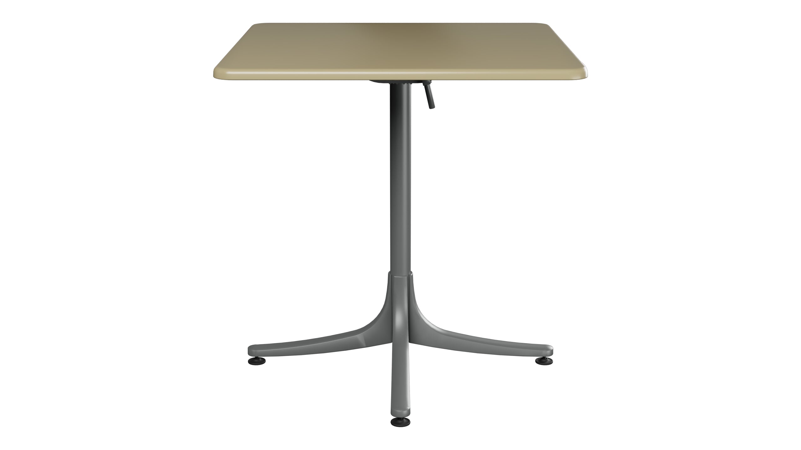Schaffhausen Glasfaser-Gartentisch 70x70 klappbar in Champagner präsentiert im Onlineshop von KAQTU Design AG. Gartentisch ist von Schaffner