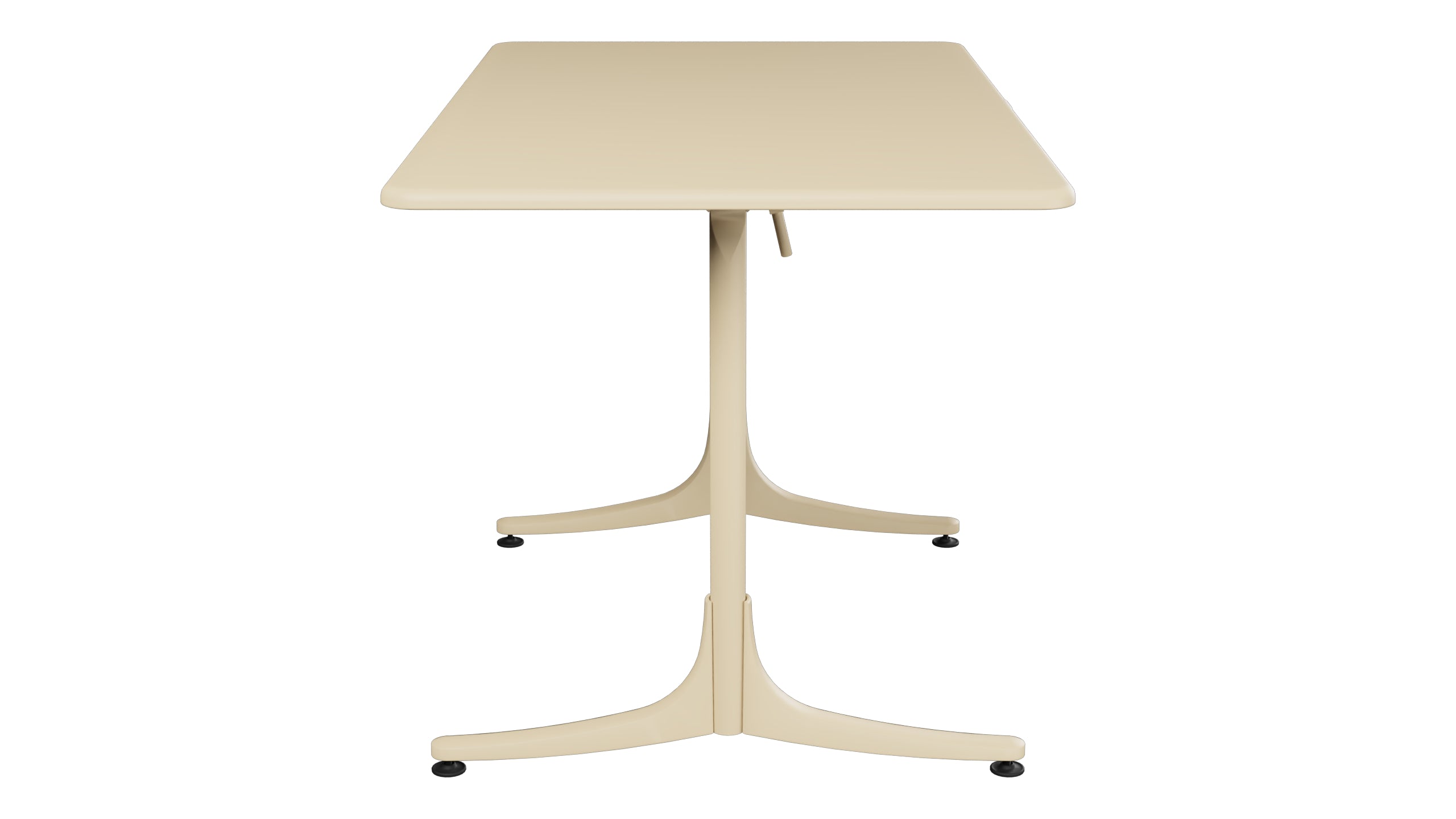 Schaffhausen Glasfaser-Gartentisch 120x70 klappbar in Pastellbraun präsentiert im Onlineshop von KAQTU Design AG. Gartentisch ist von Schaffner