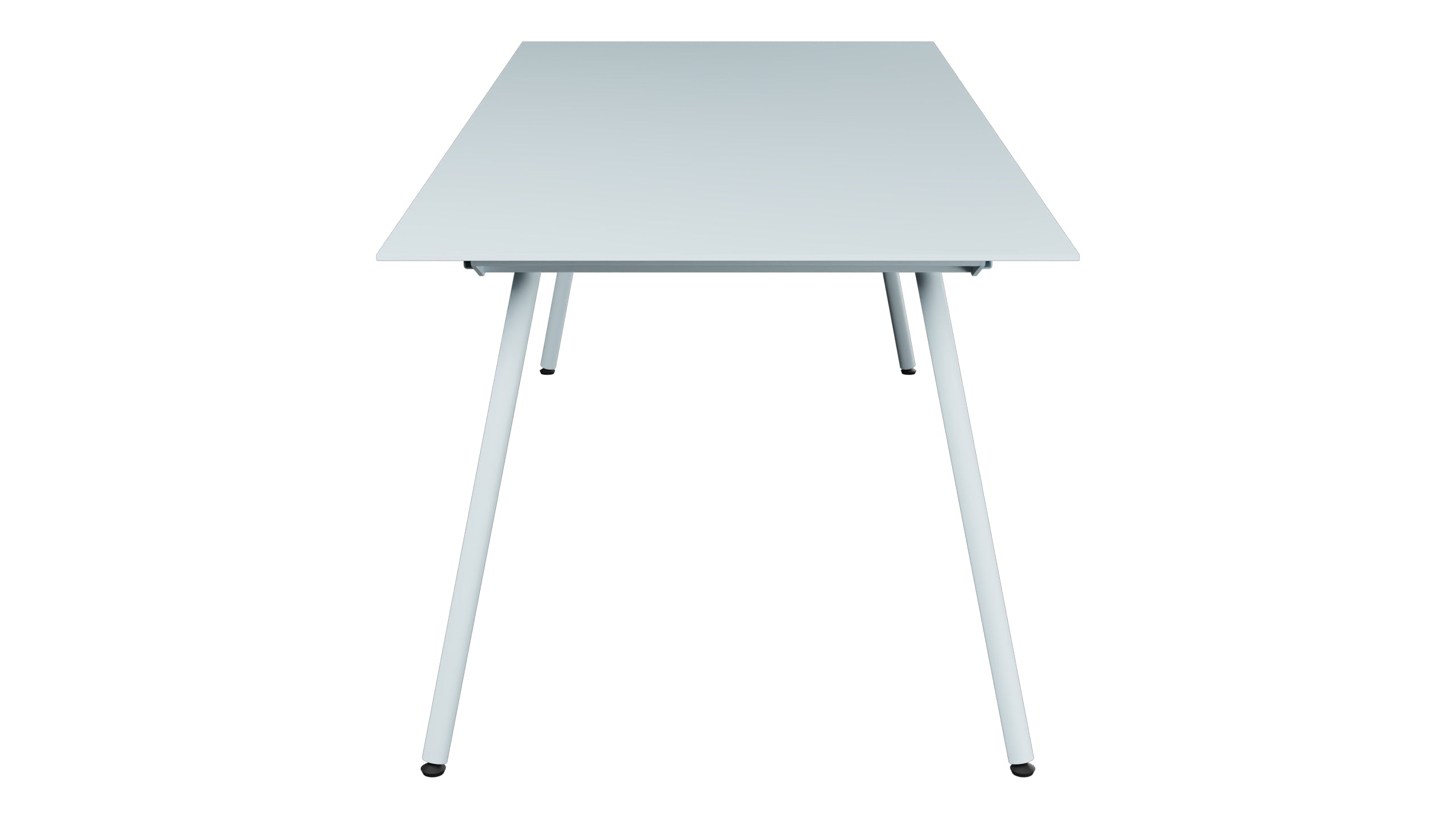 Locarno Glasfaser-Gartentisch 160/220x90 ausziehbar in Pastellblau präsentiert im Onlineshop von KAQTU Design AG. Gartentisch ist von Schaffner