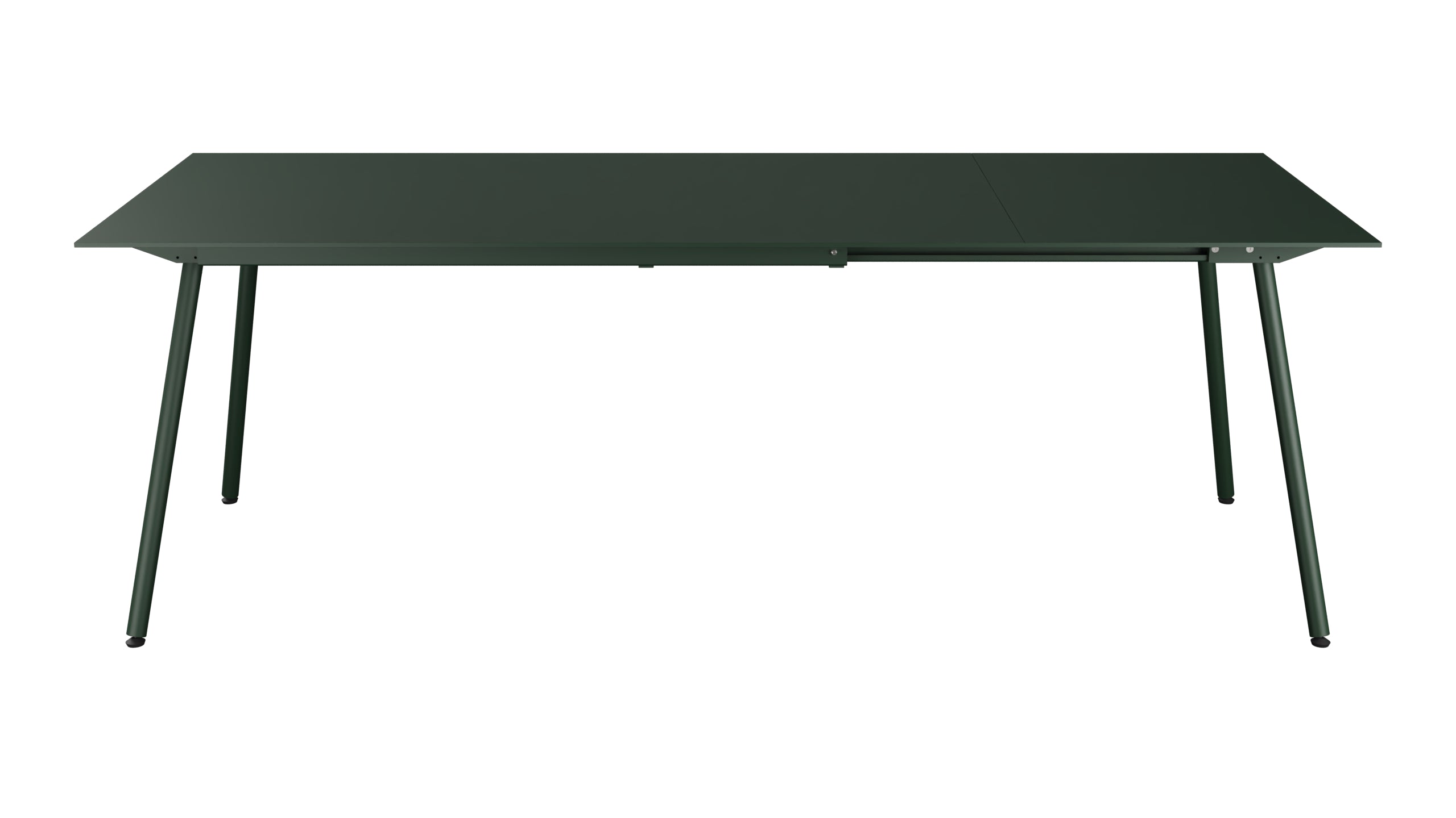 Locarno Glasfaser-Gartentisch 160/220x90 ausziehbar in Tannengrün präsentiert im Onlineshop von KAQTU Design AG. Gartentisch ist von Schaffner