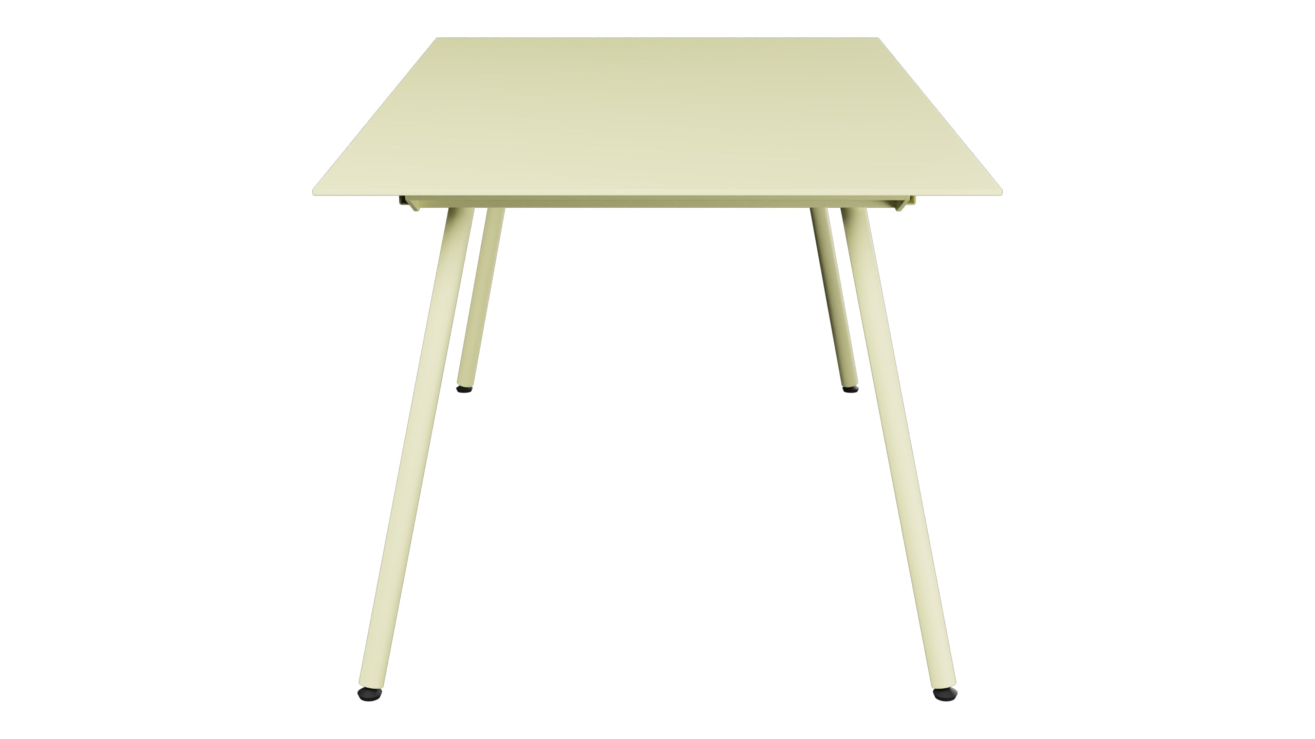 Locarno Glasfaser-Gartentisch 160x90 in Buchsbaumgelb präsentiert im Onlineshop von KAQTU Design AG. Gartentisch ist von Schaffner