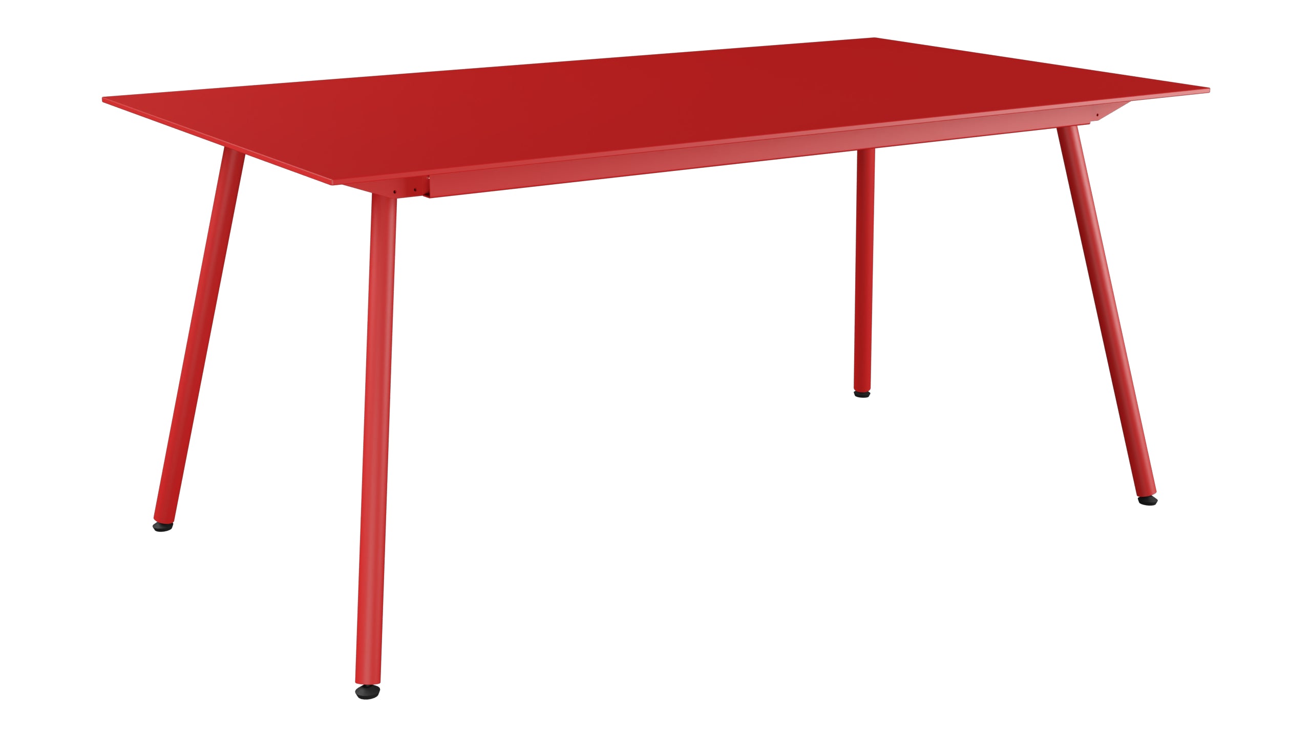Locarno Glasfaser-Gartentisch 160x90 in Rot präsentiert im Onlineshop von KAQTU Design AG. Gartentisch ist von Schaffner