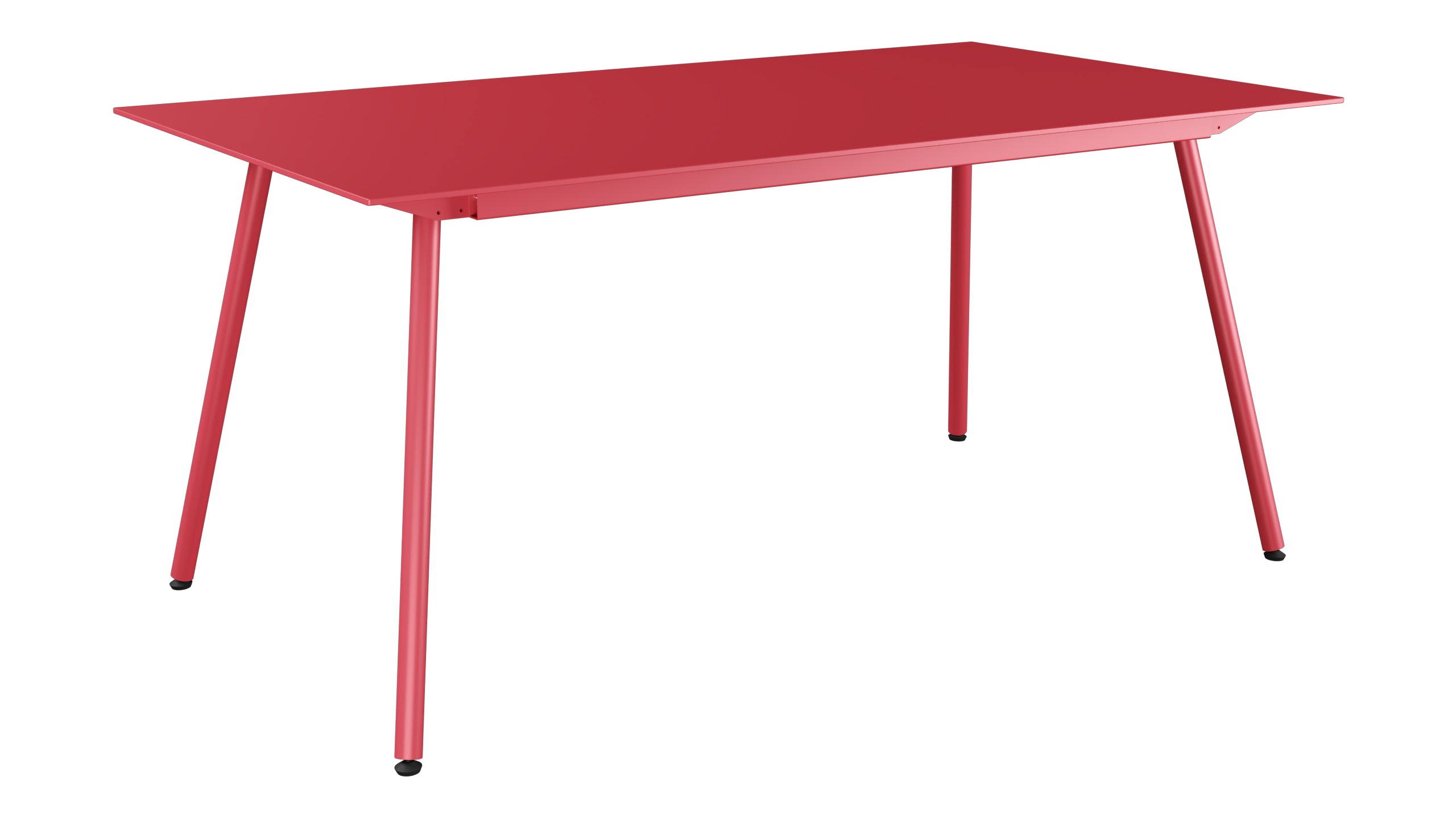 Locarno Glasfaser-Gartentisch 160x90 in Ahornrot präsentiert im Onlineshop von KAQTU Design AG. Gartentisch ist von Schaffner