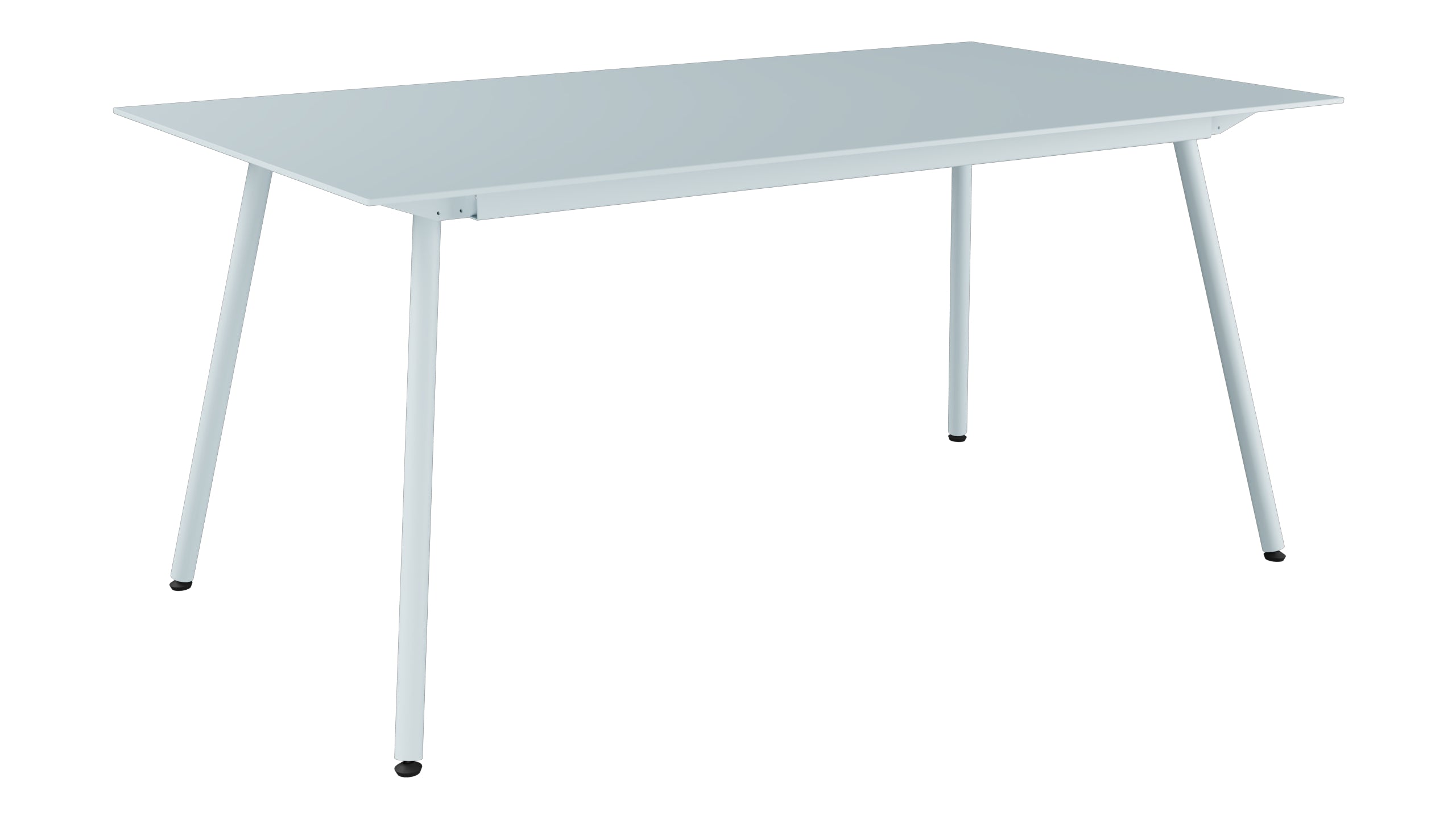 Locarno Glasfaser-Gartentisch 160x90 in Pastellblau präsentiert im Onlineshop von KAQTU Design AG. Gartentisch ist von Schaffner