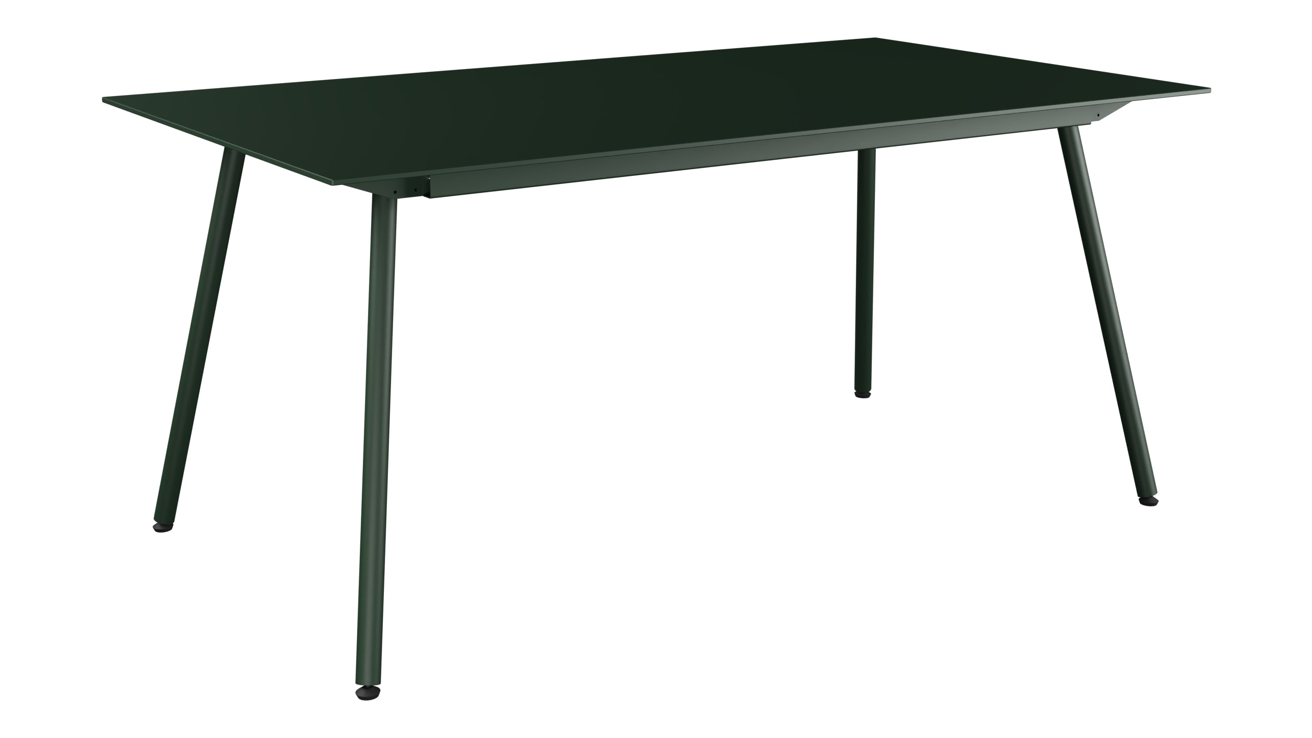 Locarno Glasfaser-Gartentisch 160x90 in Tannengrün präsentiert im Onlineshop von KAQTU Design AG. Gartentisch ist von Schaffner