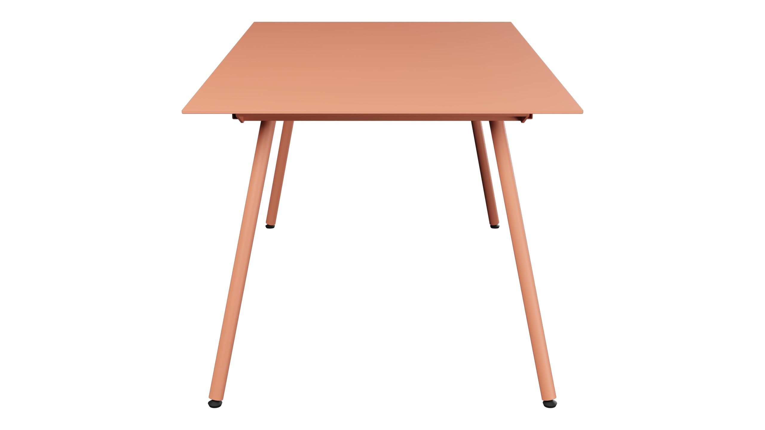Locarno Glasfaser-Gartentisch 160x90 in Pastellterracotta präsentiert im Onlineshop von KAQTU Design AG. Gartentisch ist von Schaffner