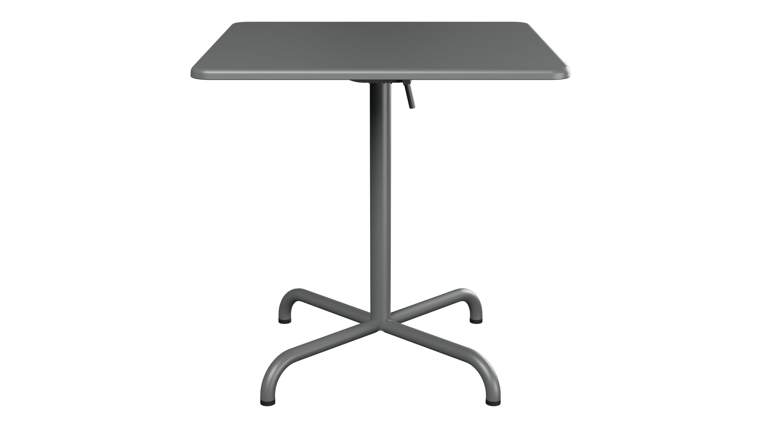 Davos Glasfaser-Gartentisch 70x70 klappbar in Graphit präsentiert im Onlineshop von KAQTU Design AG. Gartentisch ist von Schaffner