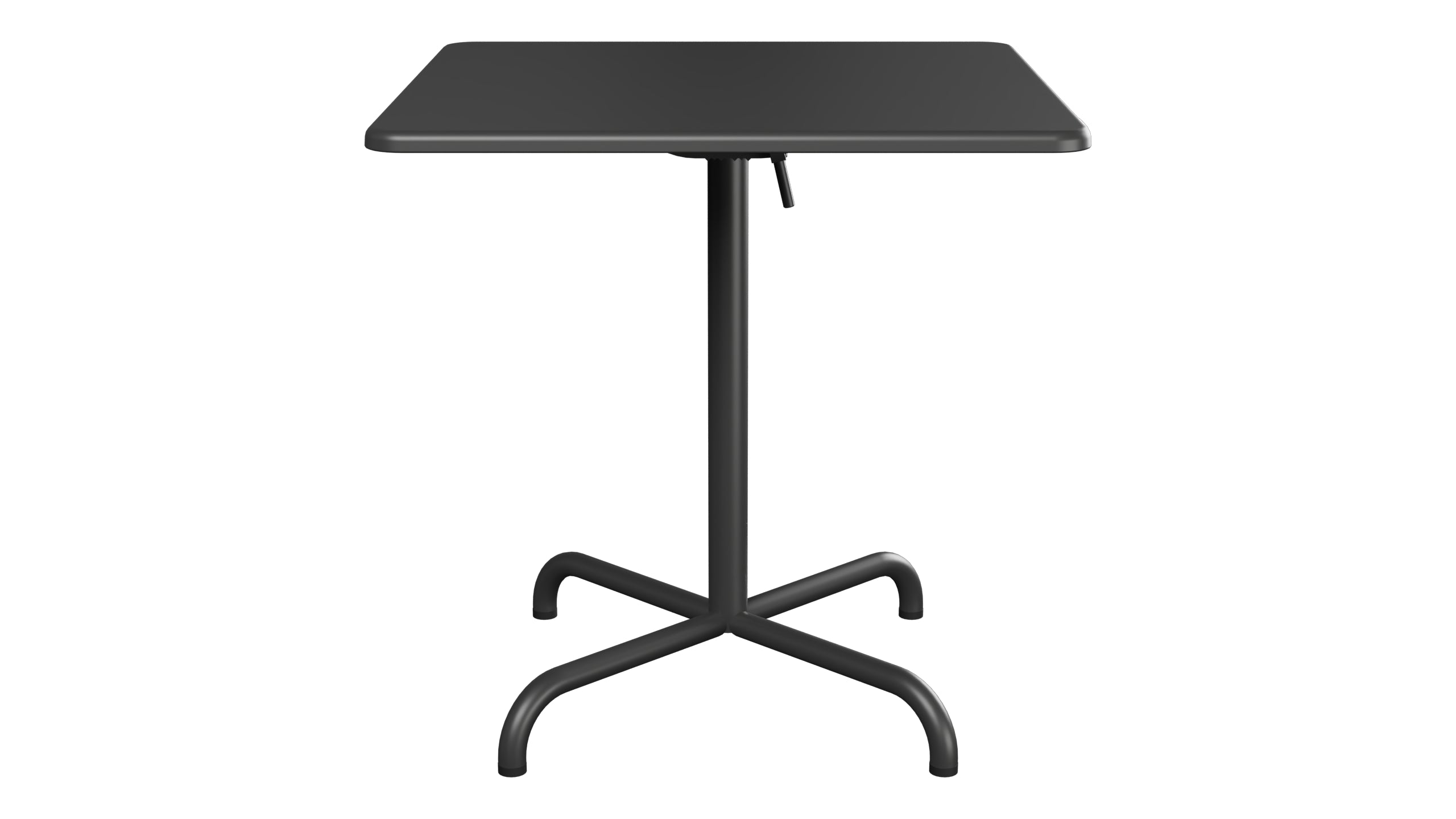 Davos Glasfaser-Gartentisch 70x70 klappbar in Anthrazit präsentiert im Onlineshop von KAQTU Design AG. Gartentisch ist von Schaffner