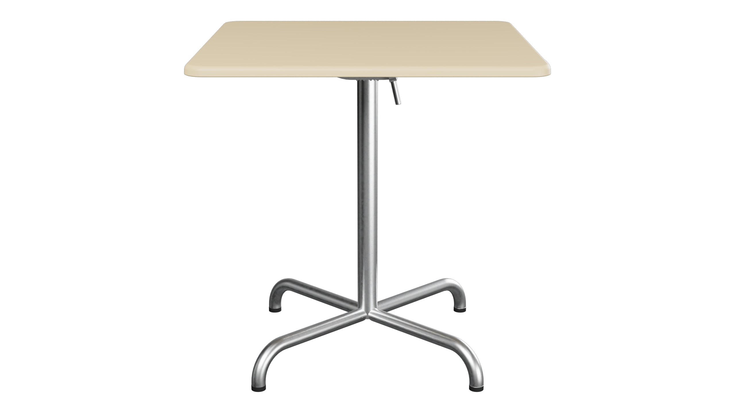 Davos Glasfaser-Gartentisch 70x70 klappbar in Pastellbraun präsentiert im Onlineshop von KAQTU Design AG. Gartentisch ist von Schaffner