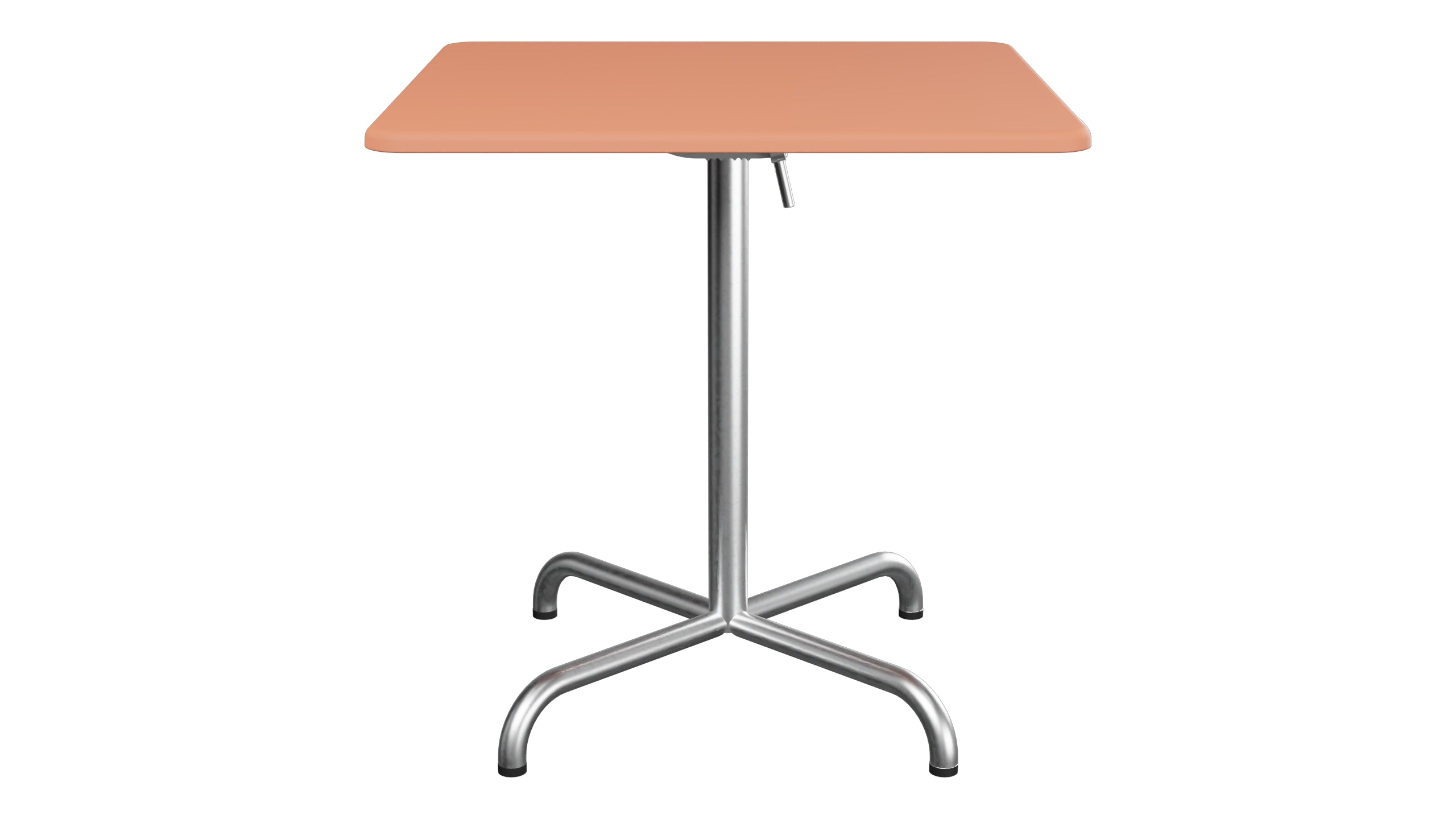 Davos Glasfaser-Gartentisch 70x70 klappbar in Pastellterracotta präsentiert im Onlineshop von KAQTU Design AG. Gartentisch ist von Schaffner
