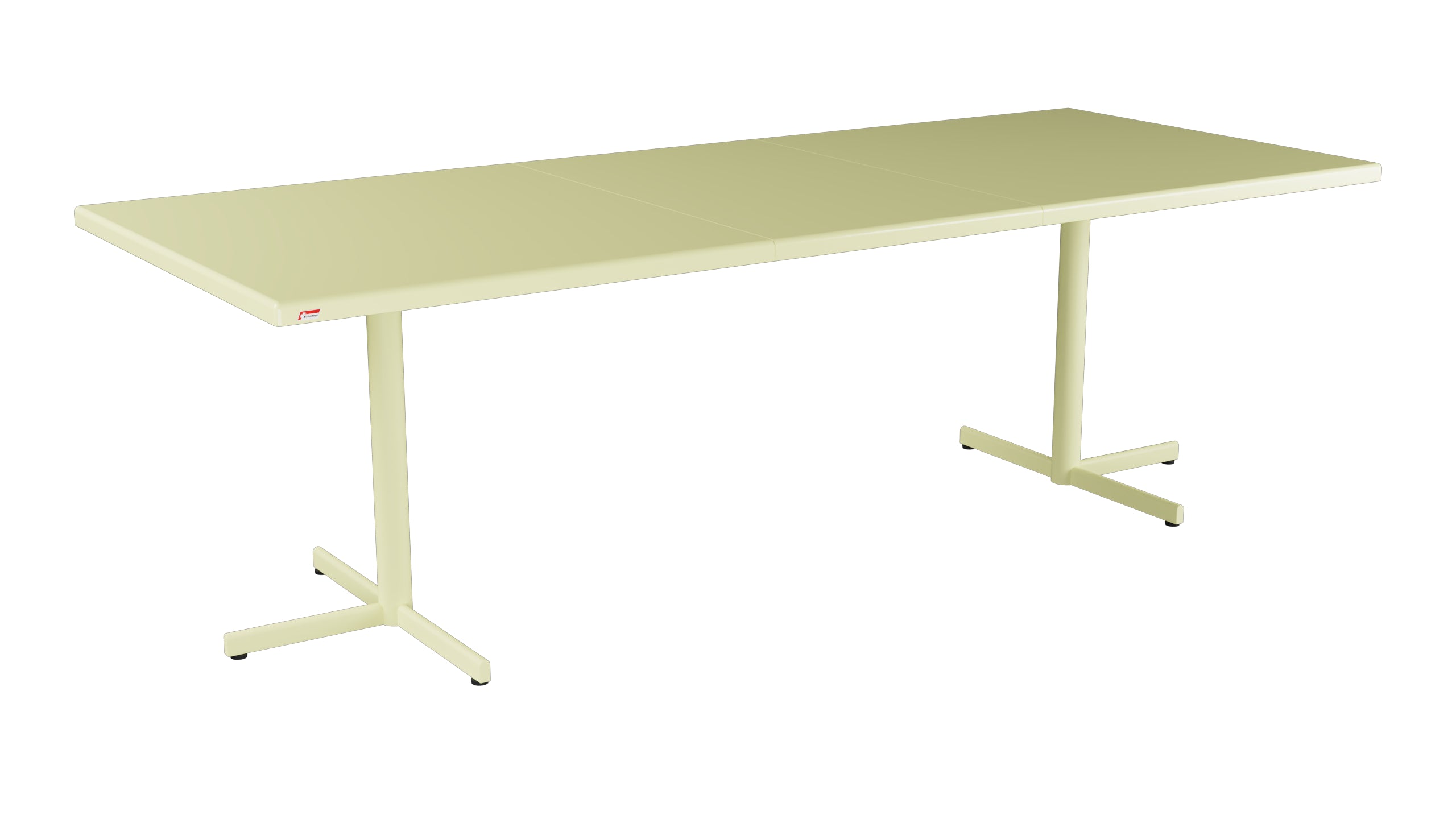 Bodensee Glasfaser-Gartentisch 176/234x95 eckig klappbar, ausziehbar in Buchsbaumgelb präsentiert im Onlineshop von KAQTU Design AG. Gartentisch ist von Schaffner