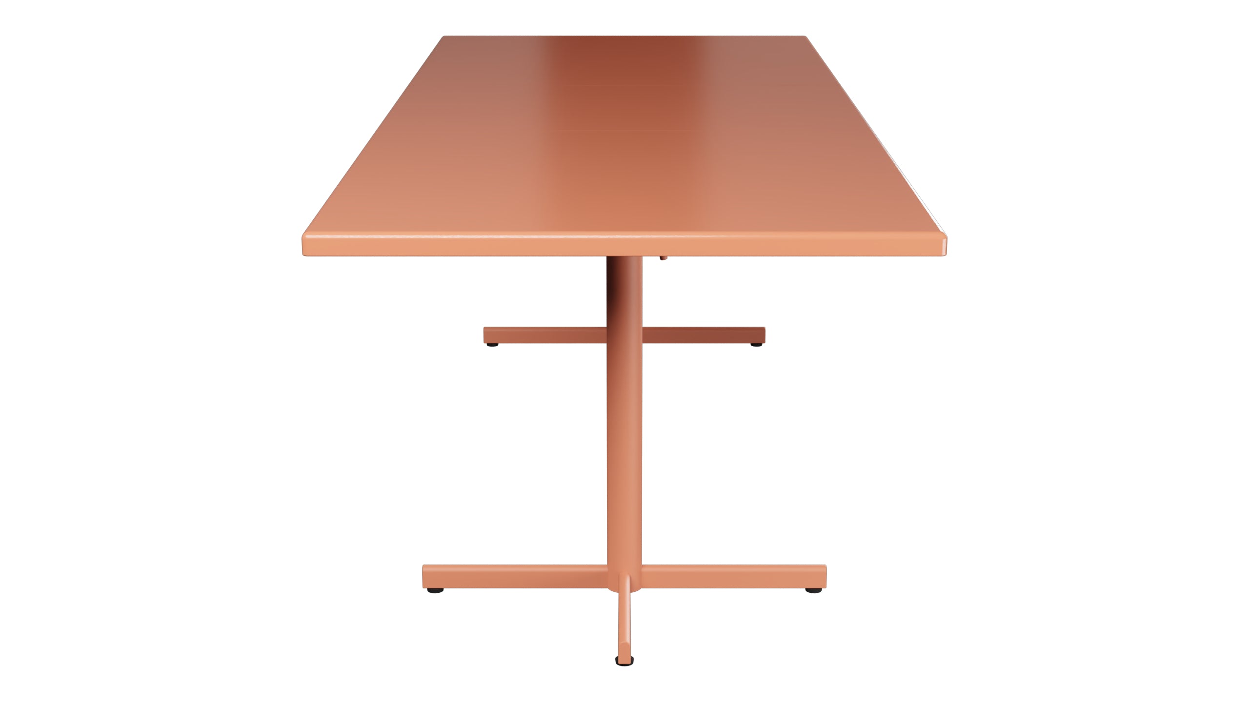 Bodensee Glasfaser-Gartentisch 176/234x95 eckig klappbar, ausziehbar in Pastellterracotta präsentiert im Onlineshop von KAQTU Design AG. Gartentisch ist von Schaffner