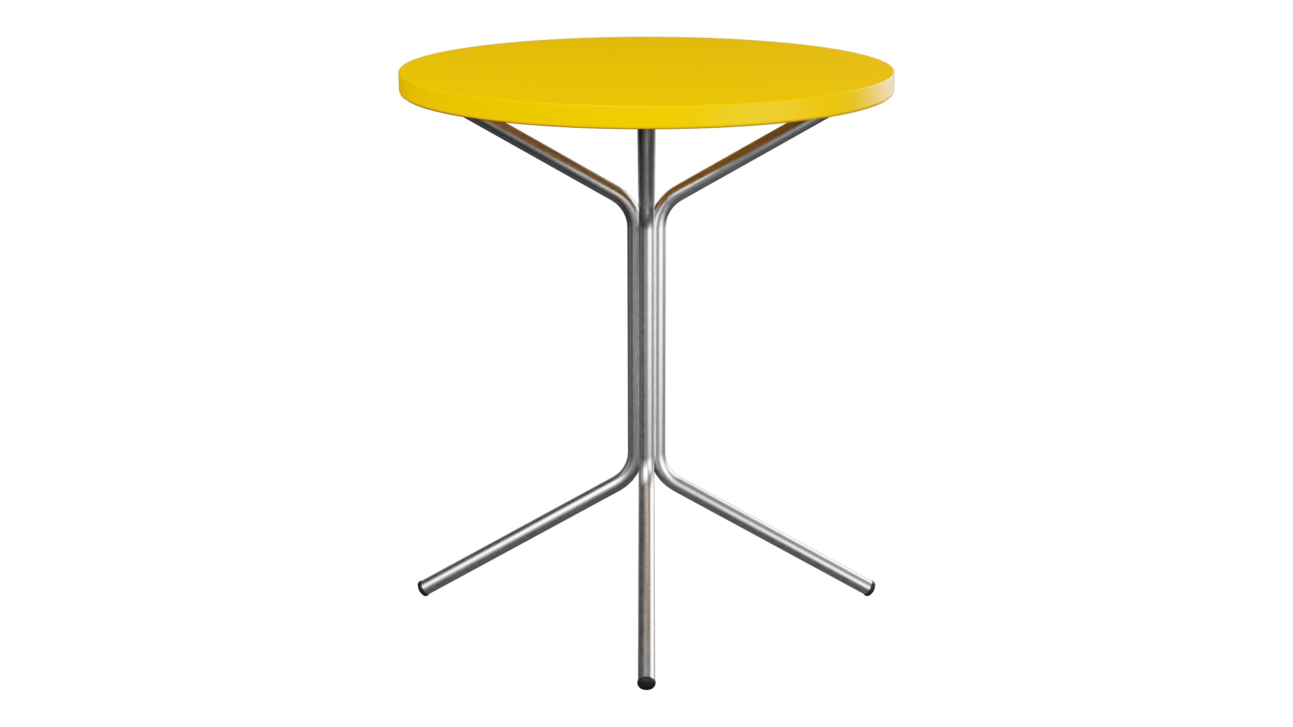 PIX Metall-Gartentisch ø60 / 70 in Gelb präsentiert im Onlineshop von KAQTU Design AG. Gartentisch ist von Schaffner