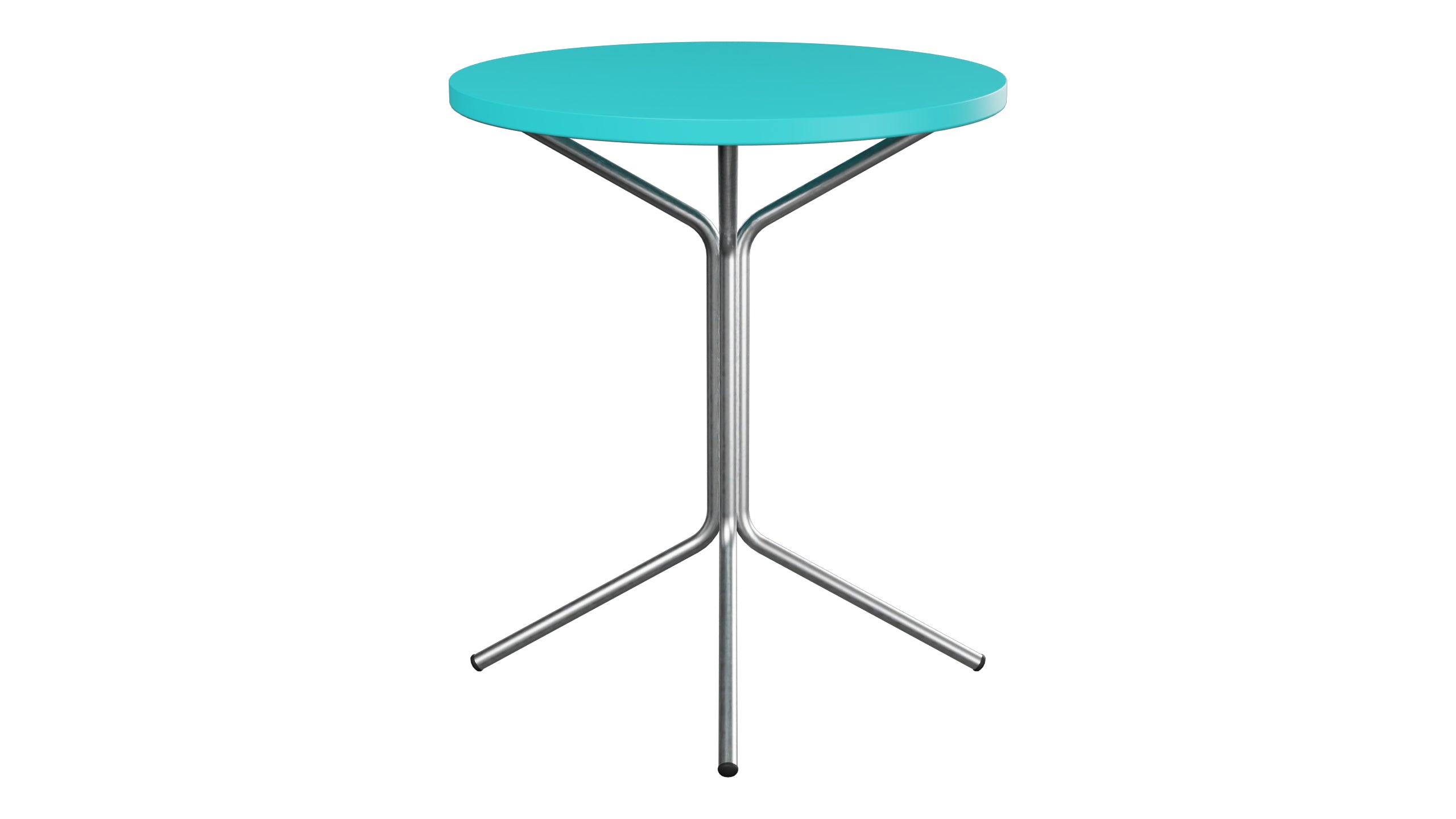 PIX Metall-Gartentisch ø60 / 70 in Türkis präsentiert im Onlineshop von KAQTU Design AG. Gartentisch ist von Schaffner