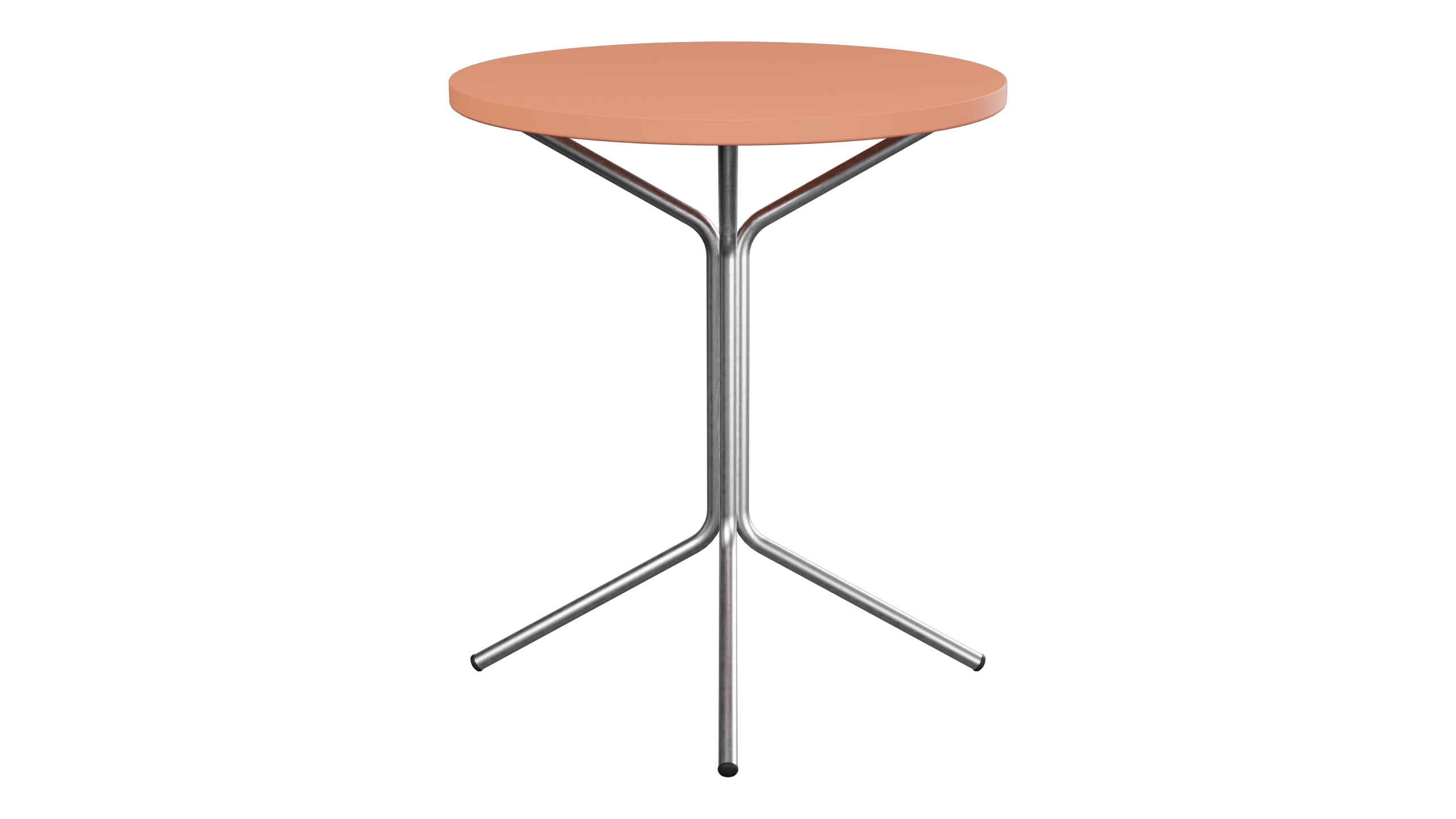PIX Metall-Gartentisch ø60 / 70 in Pastellterracotta präsentiert im Onlineshop von KAQTU Design AG. Gartentisch ist von Schaffner
