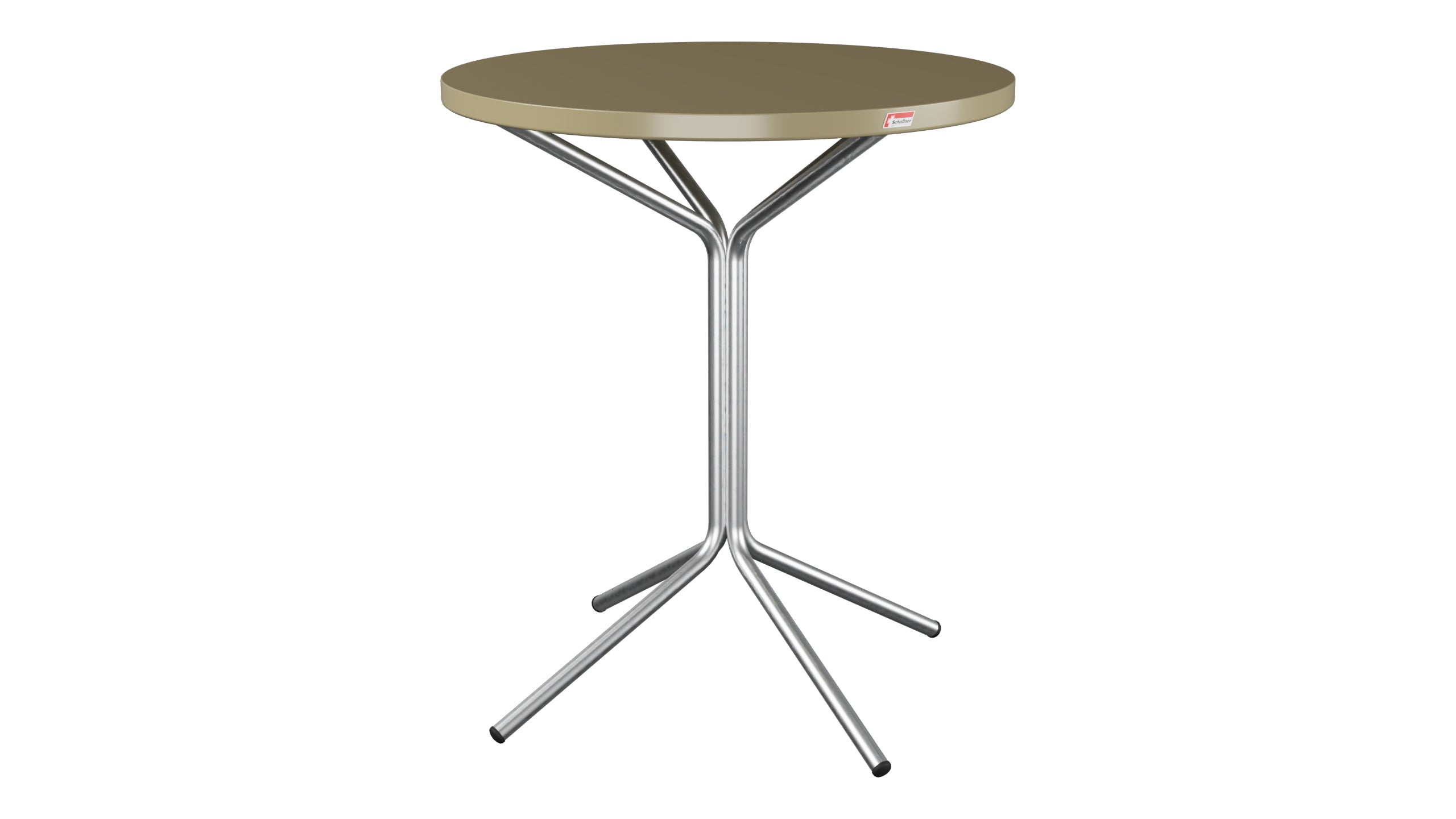 PIX Metall-Gartentisch ø60 / 70 in Champagner präsentiert im Onlineshop von KAQTU Design AG. Gartentisch ist von Schaffner
