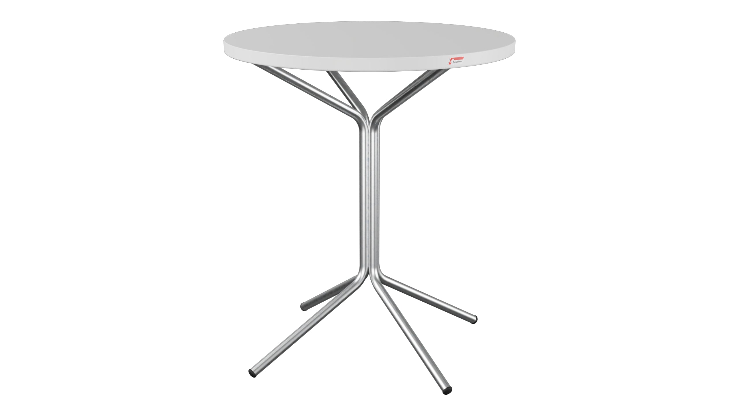PIX Metall-Gartentisch ø60 / 70 in Weiss präsentiert im Onlineshop von KAQTU Design AG. Gartentisch ist von Schaffner