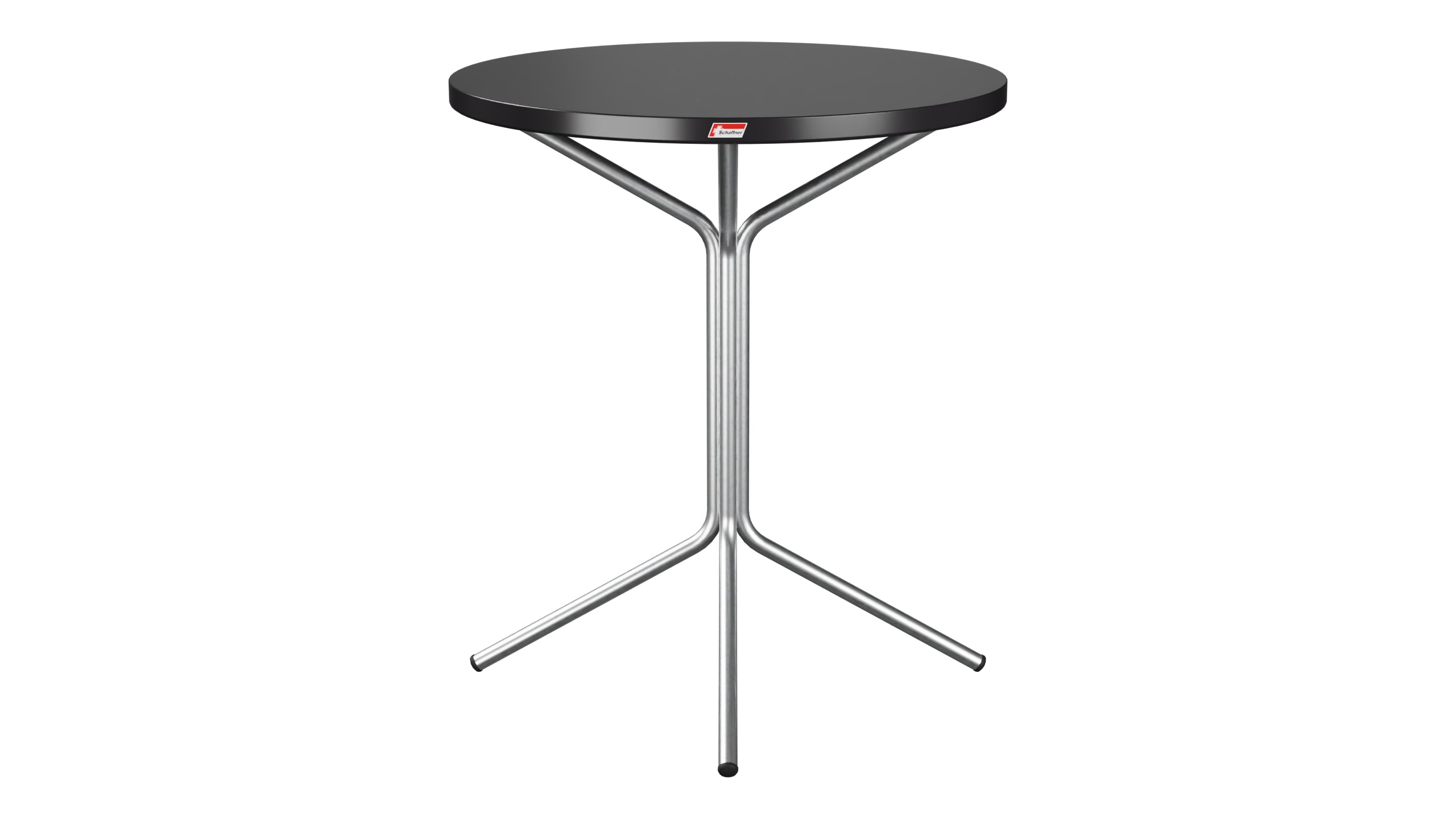 PIX Metall-Gartentisch ø60 / 70 in Schwarz präsentiert im Onlineshop von KAQTU Design AG. Gartentisch ist von Schaffner