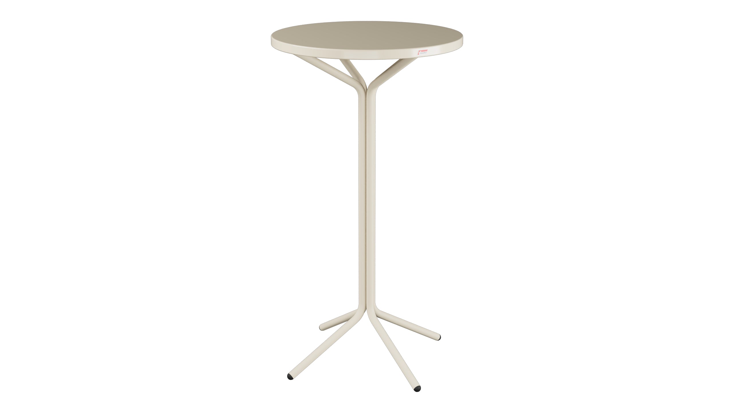 PIX Metall-Stehtisch Outdoor ø60 / 110 in Pastellsand präsentiert im Onlineshop von KAQTU Design AG. Hochtisch Outdoor ist von Schaffner
