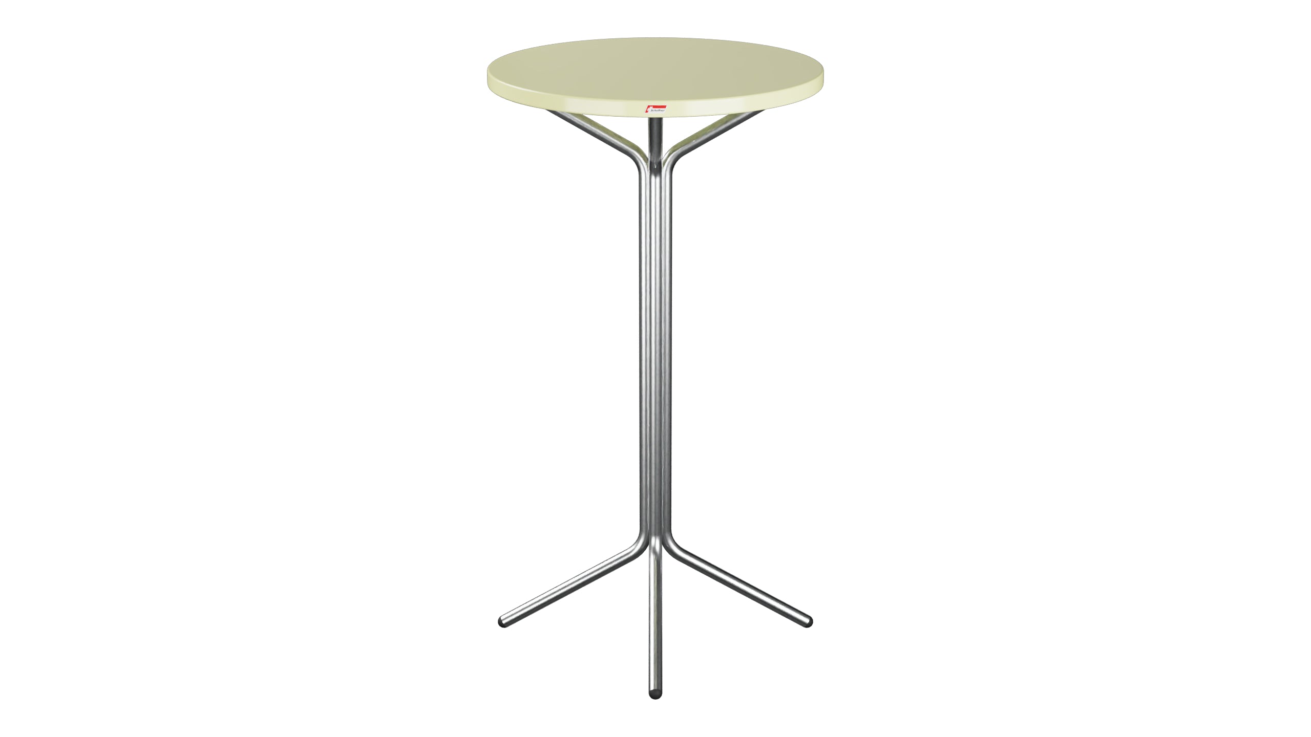 PIX Metall-Stehtisch Outdoor ø60 / 110 in Buchsbaumgelb präsentiert im Onlineshop von KAQTU Design AG. Hochtisch Outdoor ist von Schaffner