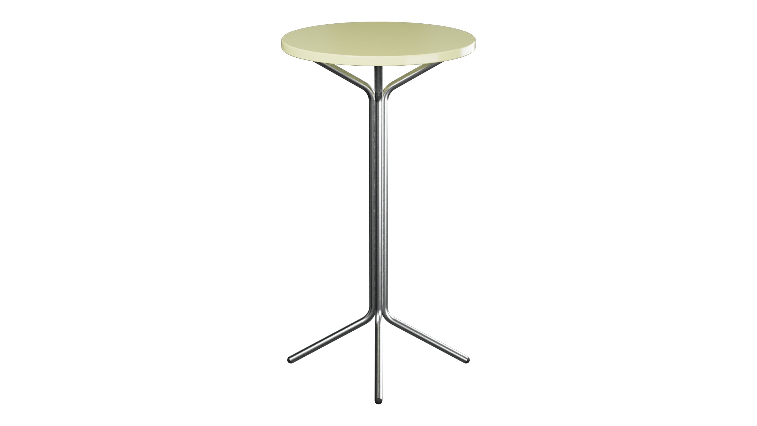 PIX Metall-Stehtisch Outdoor ø60 / 110 in Buchsbaumgelb präsentiert im Onlineshop von KAQTU Design AG. Hochtisch Outdoor ist von Schaffner