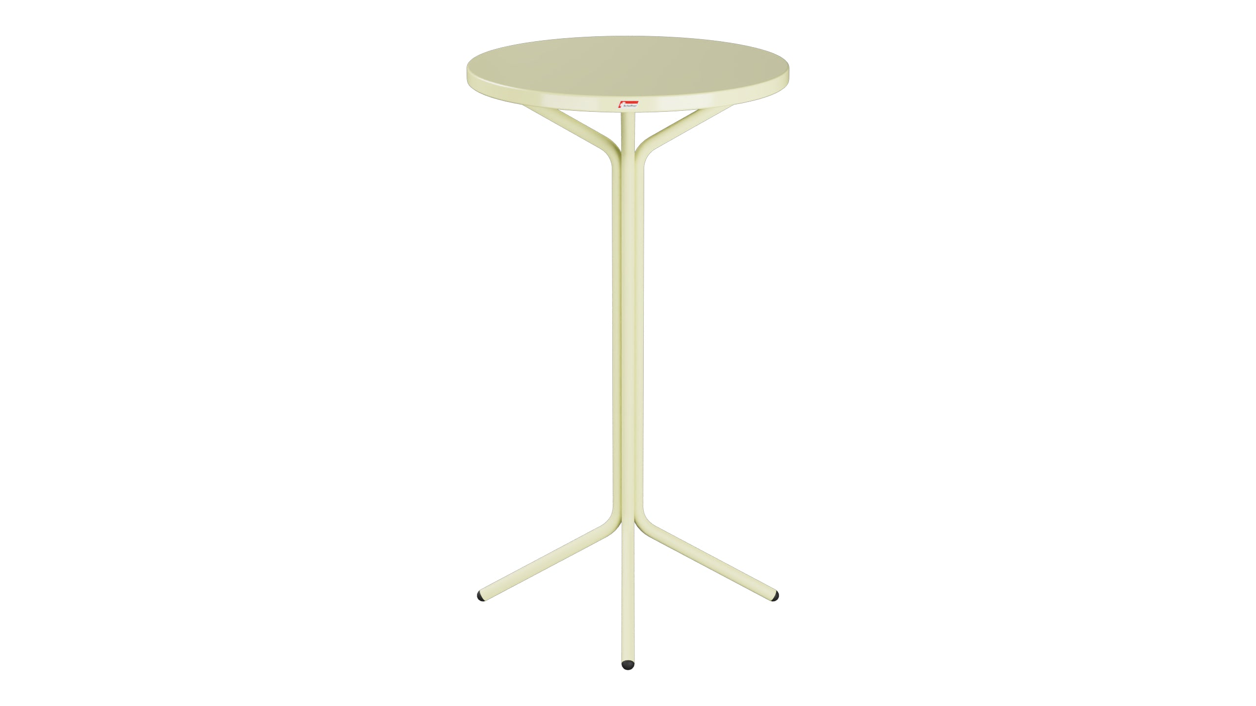 PIX Metall-Stehtisch Outdoor ø60 / 110 in Buchsbaumgelb präsentiert im Onlineshop von KAQTU Design AG. Hochtisch Outdoor ist von Schaffner