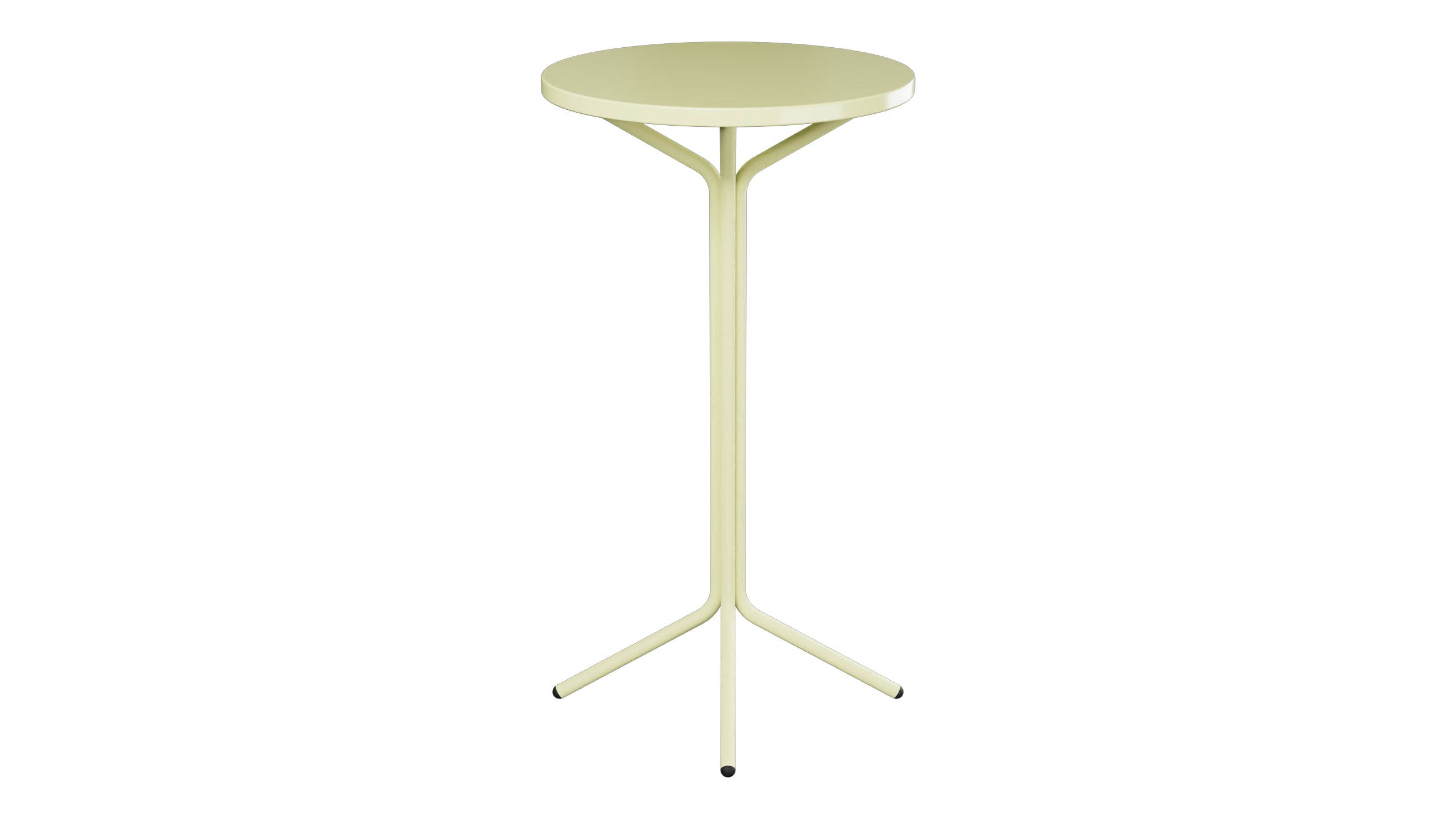 PIX Metall-Stehtisch Outdoor ø60 / 110 in Buchsbaumgelb präsentiert im Onlineshop von KAQTU Design AG. Hochtisch Outdoor ist von Schaffner