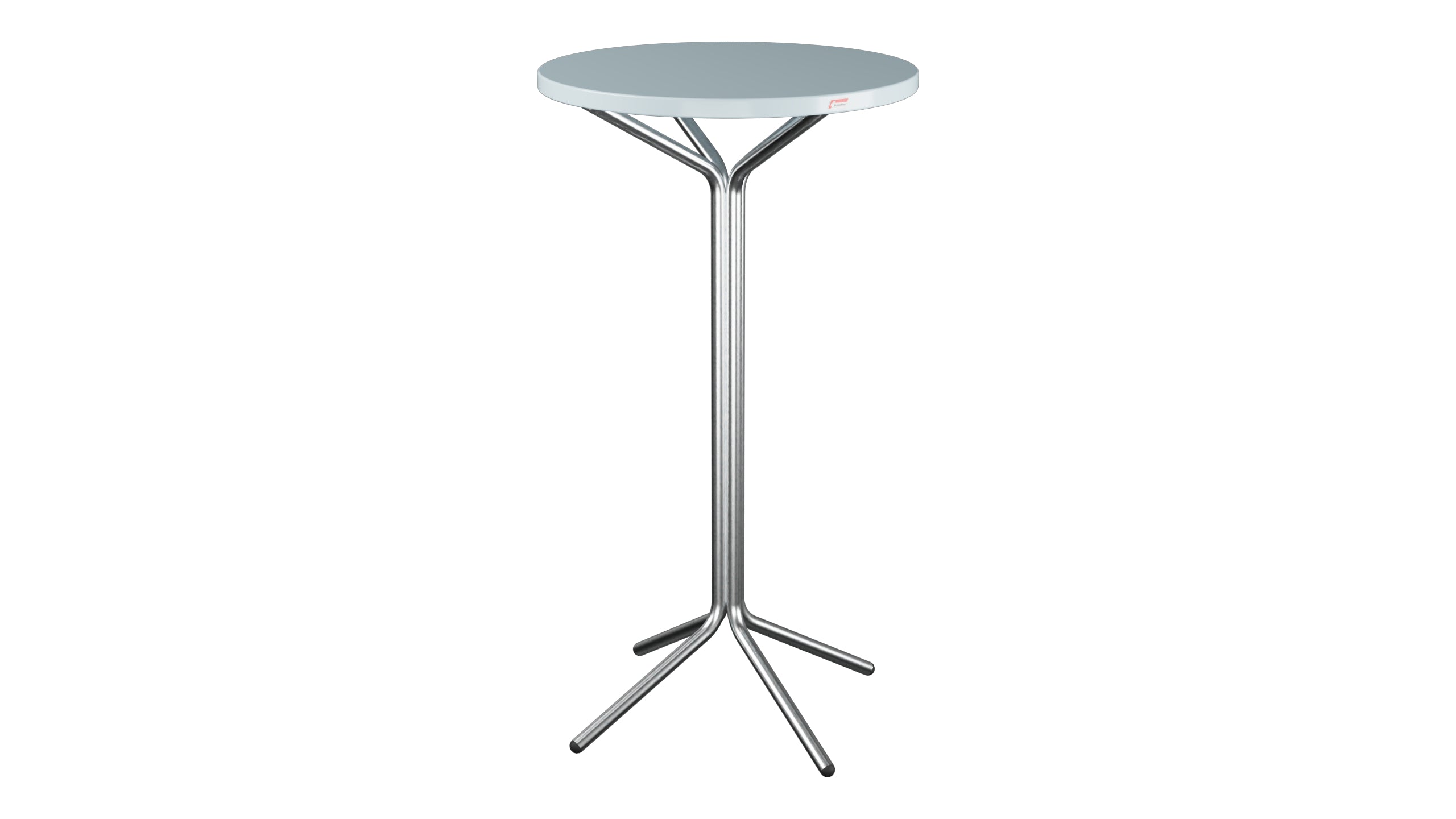 PIX Metall-Stehtisch Outdoor ø60 / 110 in Pastellblau präsentiert im Onlineshop von KAQTU Design AG. Hochtisch Outdoor ist von Schaffner