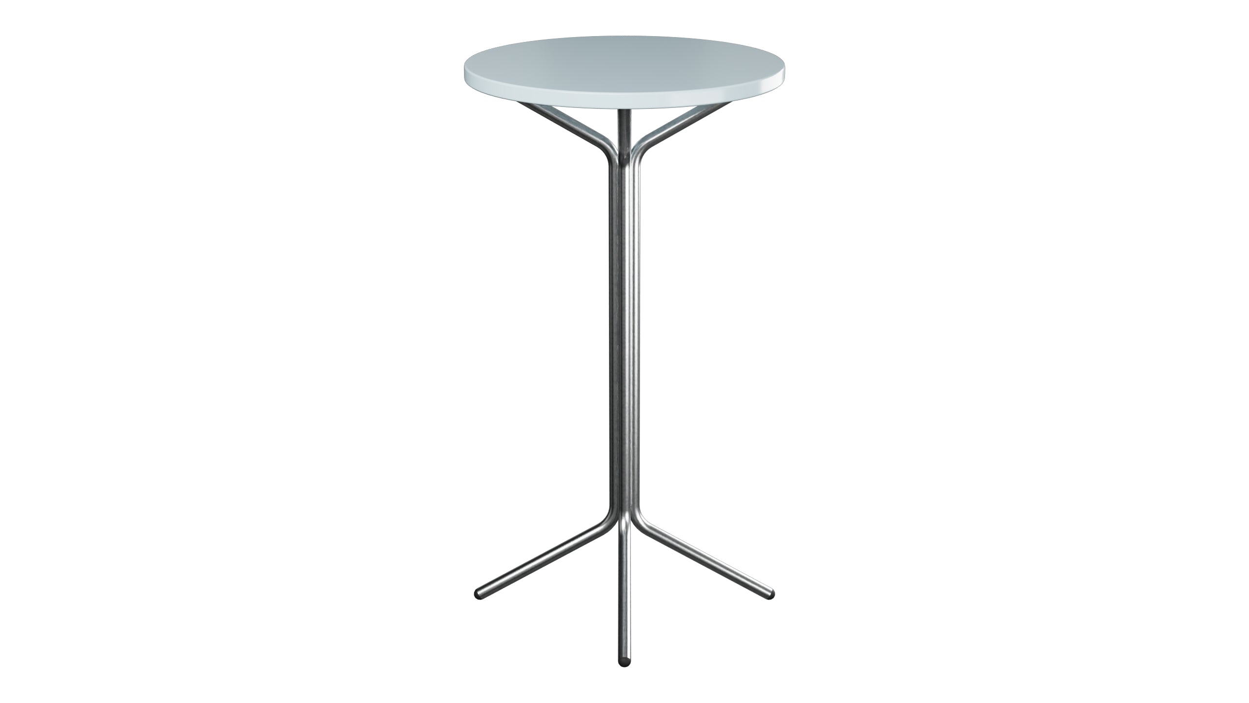 PIX Metall-Stehtisch Outdoor ø60 / 110 in Pastellblau präsentiert im Onlineshop von KAQTU Design AG. Hochtisch Outdoor ist von Schaffner