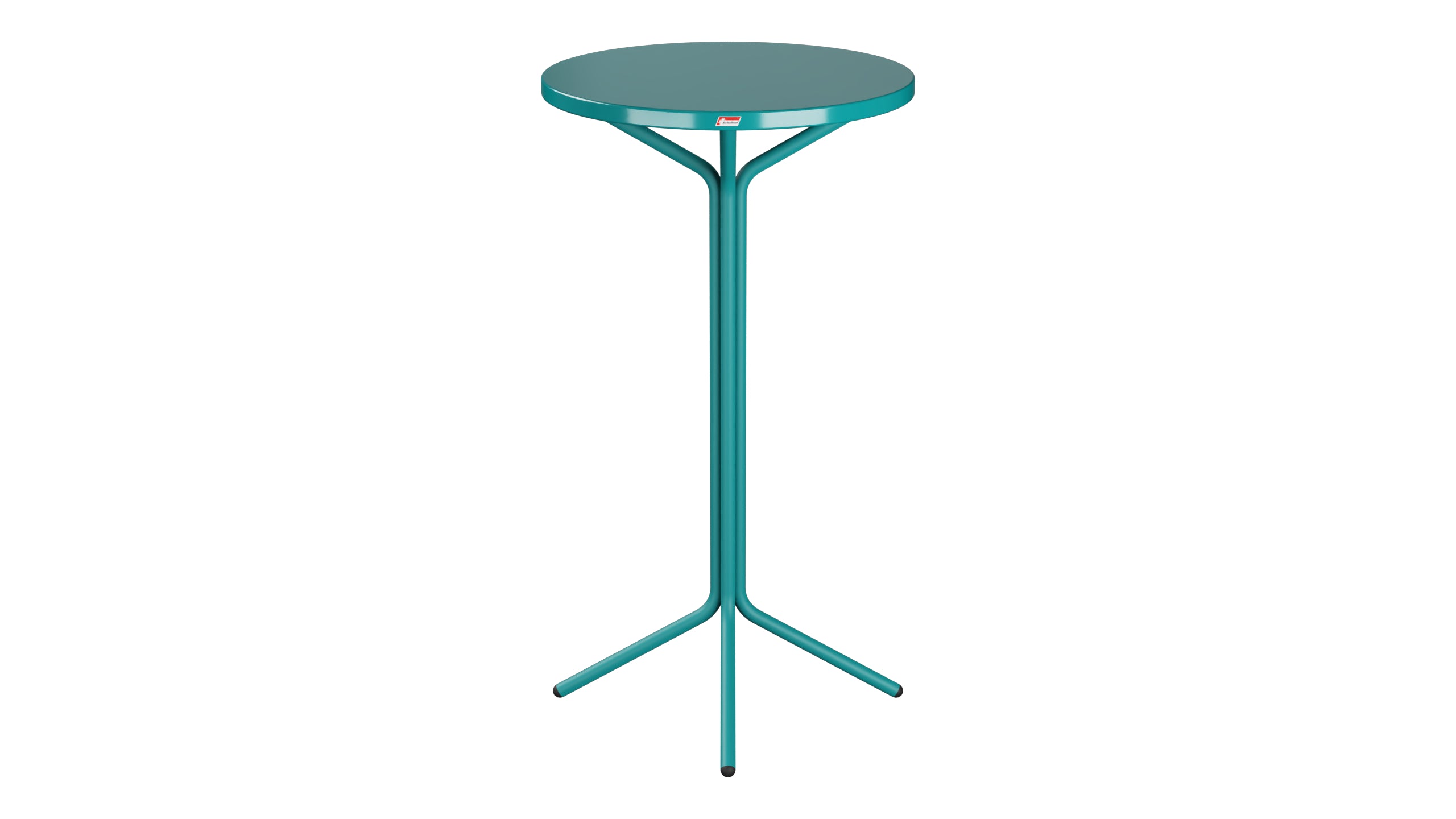 PIX Metall-Stehtisch Outdoor ø60 / 110 in Kaliblau präsentiert im Onlineshop von KAQTU Design AG. Hochtisch Outdoor ist von Schaffner