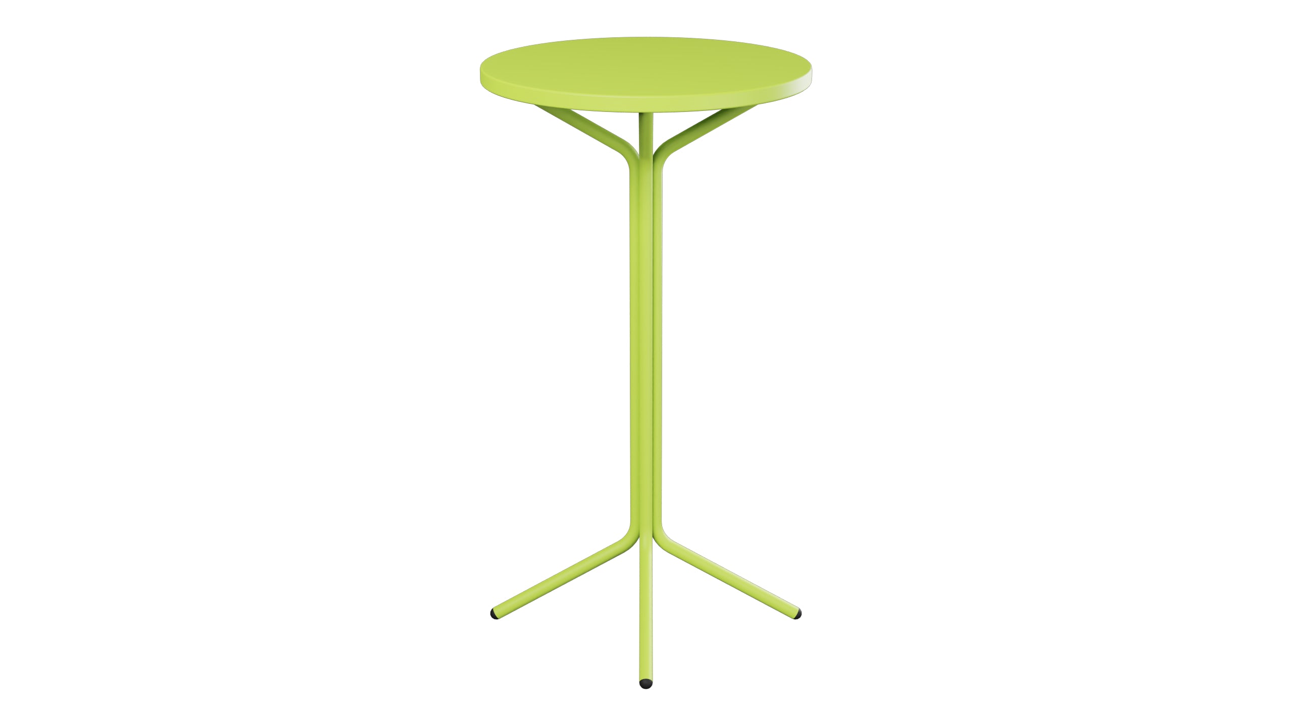 PIX Metall-Stehtisch Outdoor ø60 / 110 in Hellgrün präsentiert im Onlineshop von KAQTU Design AG. Hochtisch Outdoor ist von Schaffner