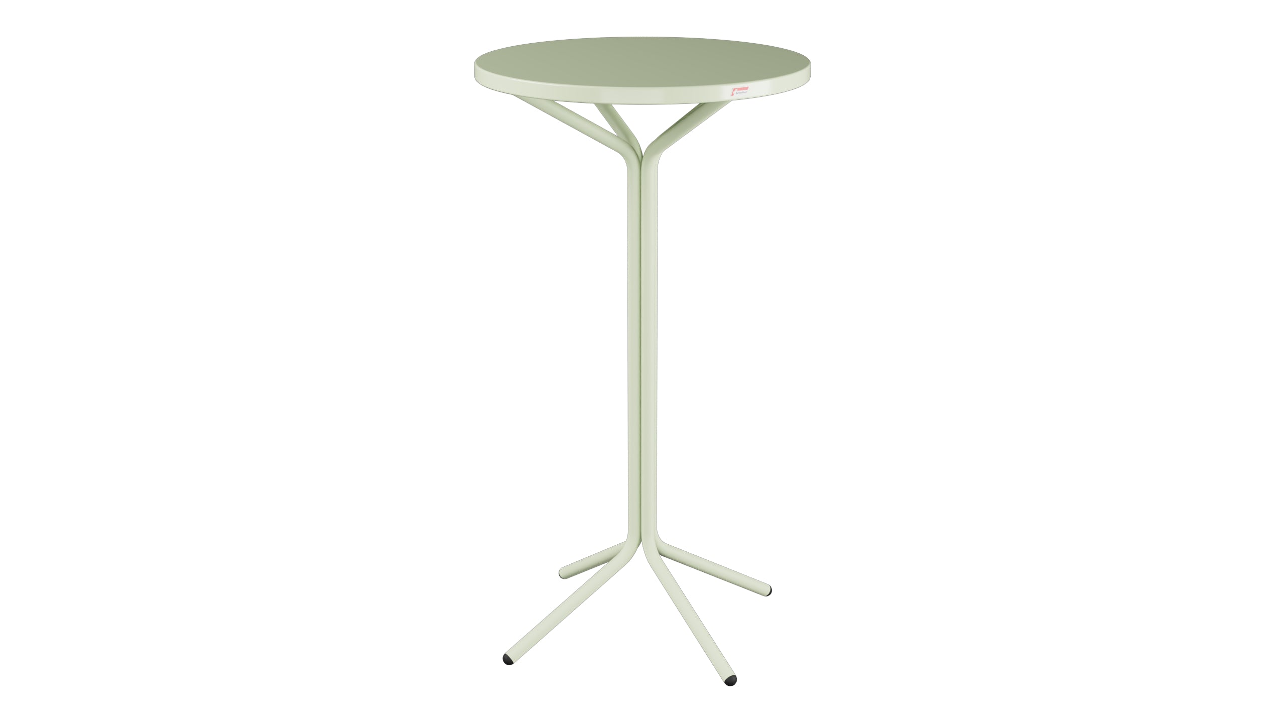 PIX Metall-Stehtisch Outdoor ø60 / 110 in Pastellgrün präsentiert im Onlineshop von KAQTU Design AG. Hochtisch Outdoor ist von Schaffner