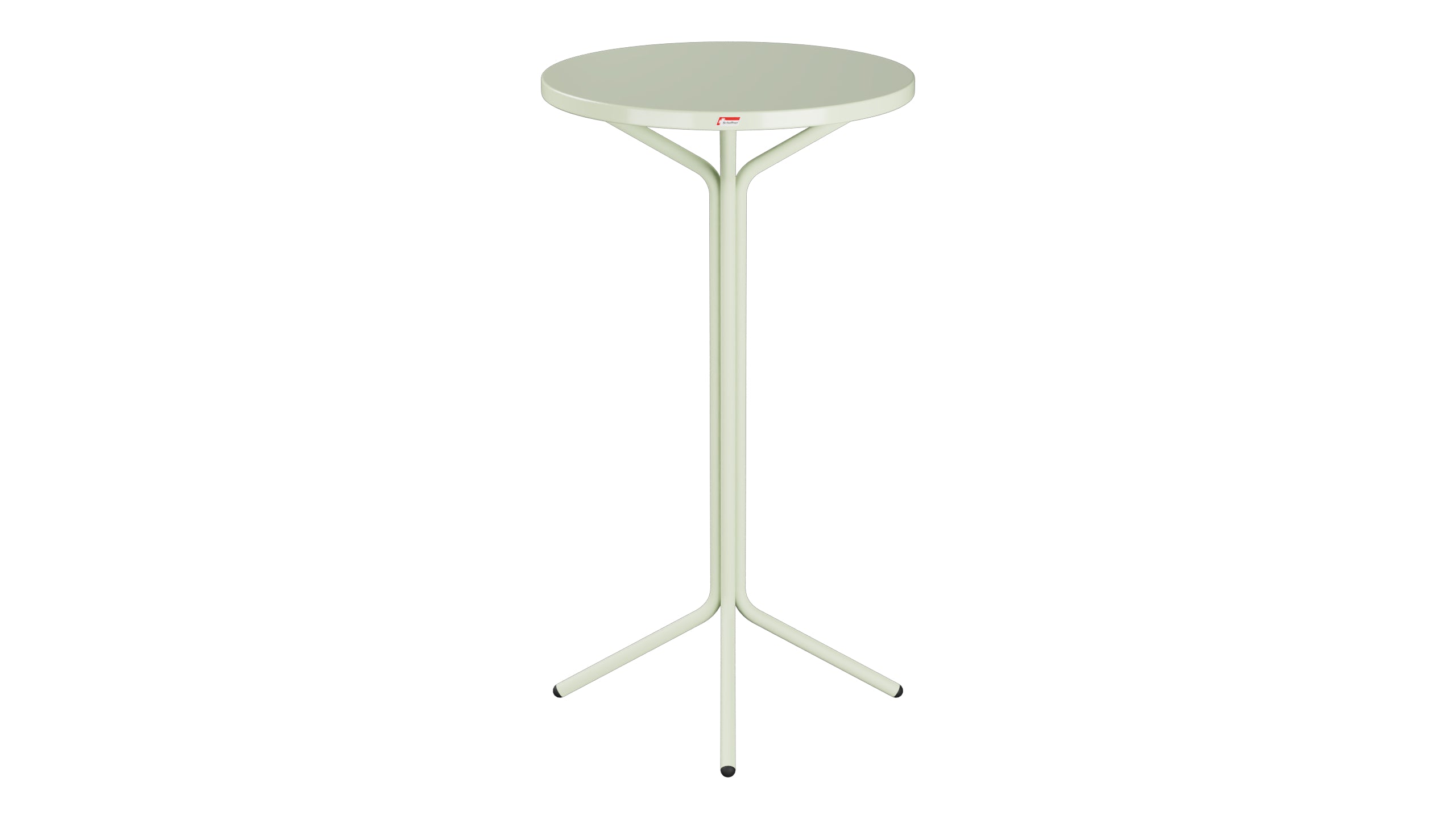 PIX Metall-Stehtisch Outdoor ø60 / 110 in Pastellgrün präsentiert im Onlineshop von KAQTU Design AG. Hochtisch Outdoor ist von Schaffner