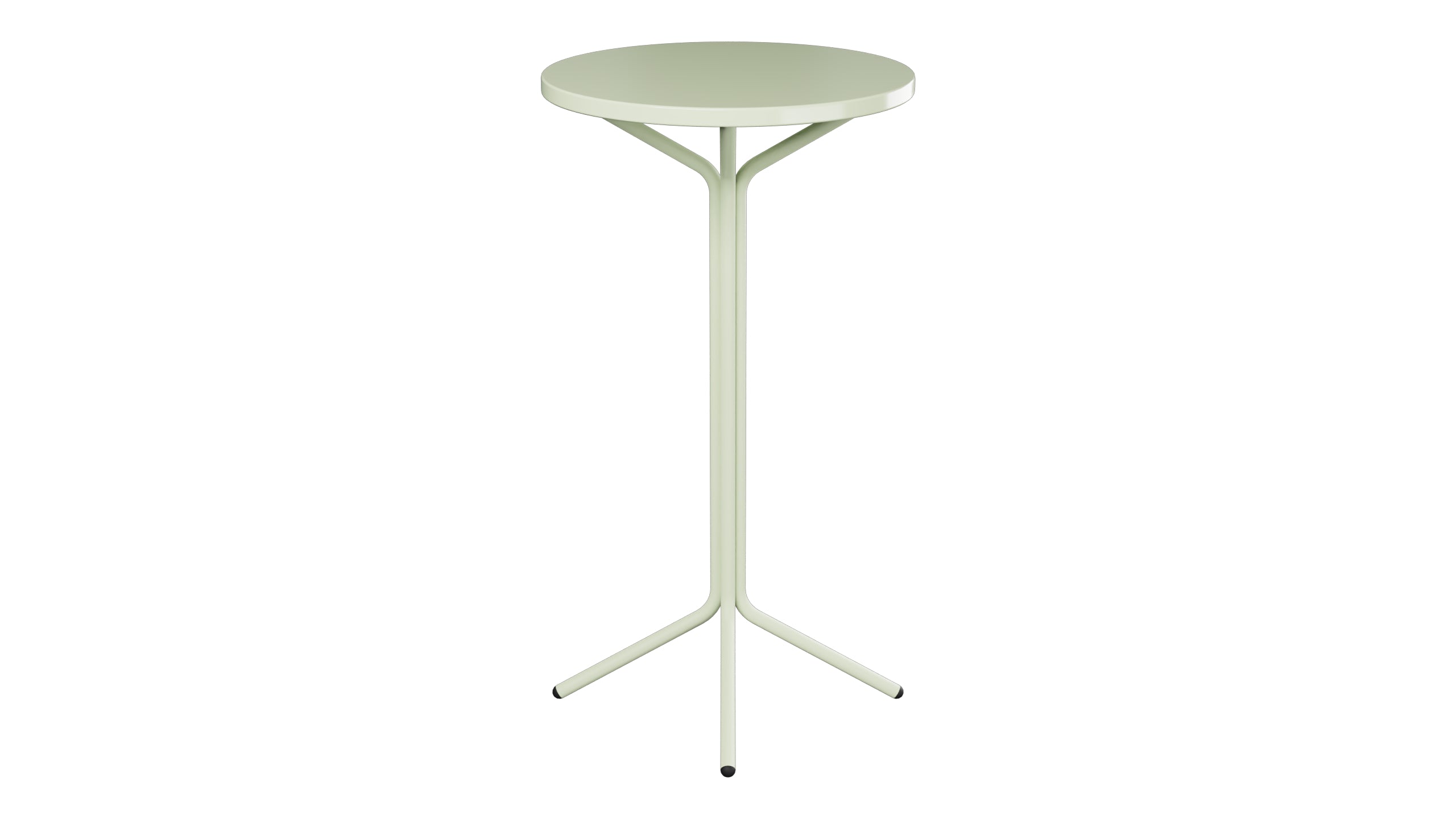 PIX Metall-Stehtisch Outdoor ø60 / 110 in Pastellgrün präsentiert im Onlineshop von KAQTU Design AG. Hochtisch Outdoor ist von Schaffner