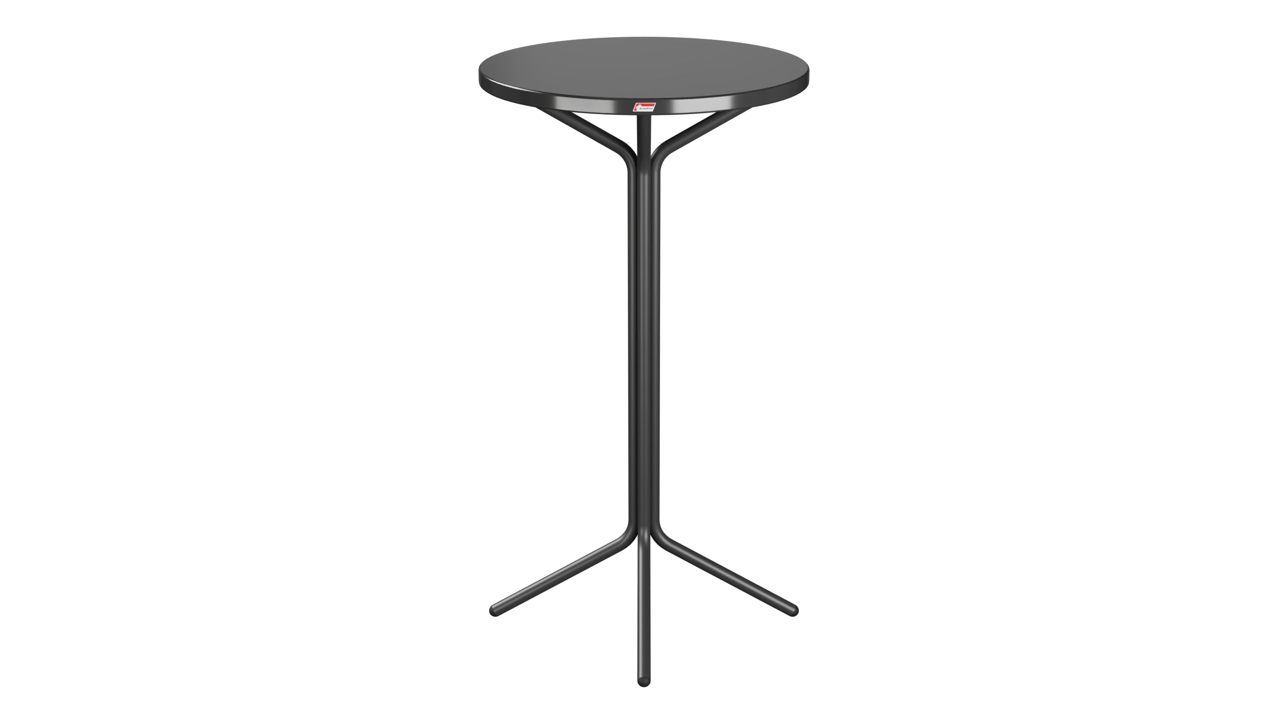 PIX Metall-Stehtisch Outdoor ø60 / 110 in Anthrazit präsentiert im Onlineshop von KAQTU Design AG. Hochtisch Outdoor ist von Schaffner