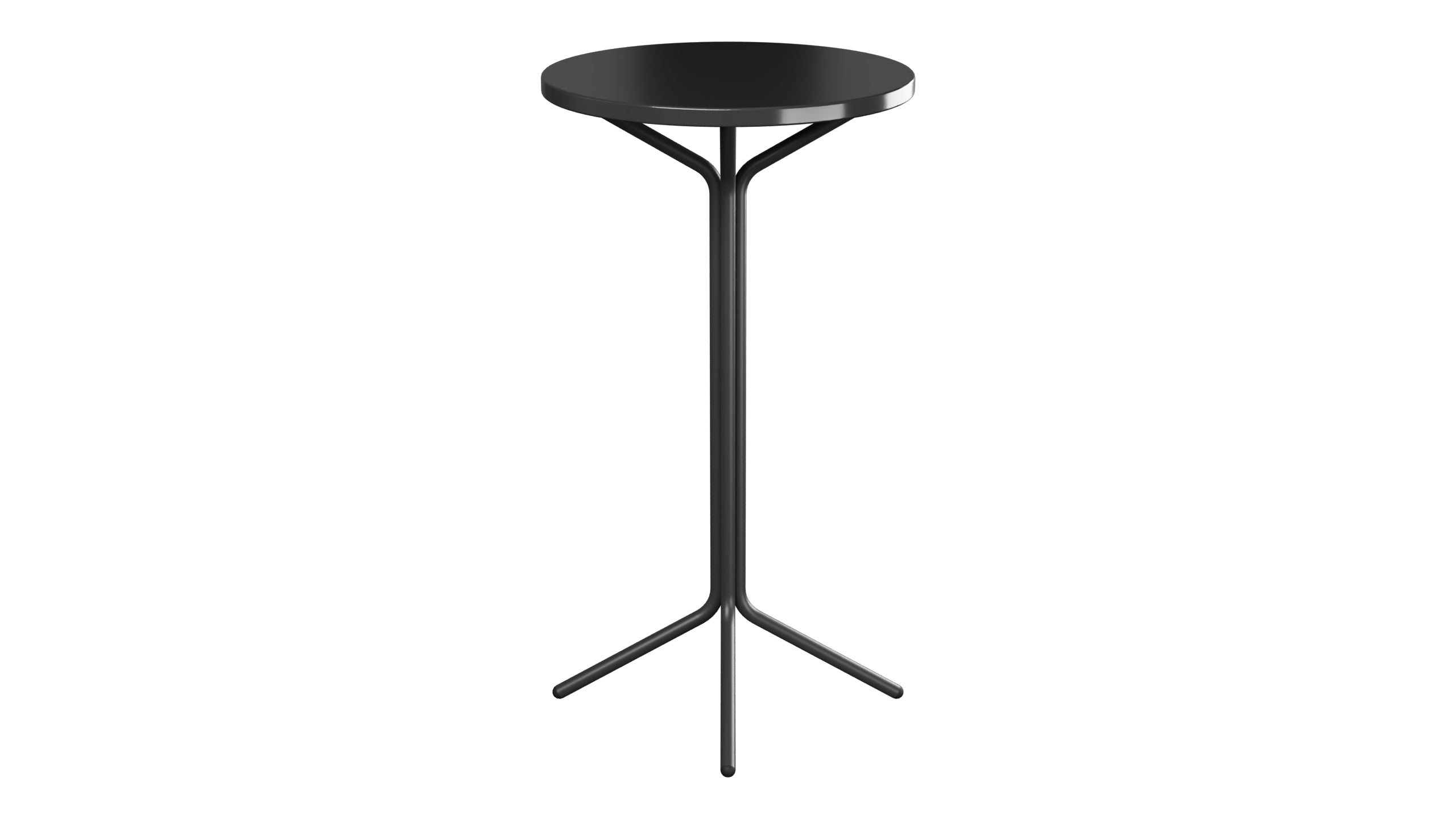 PIX Metall-Stehtisch Outdoor ø60 / 110 in Anthrazit präsentiert im Onlineshop von KAQTU Design AG. Hochtisch Outdoor ist von Schaffner