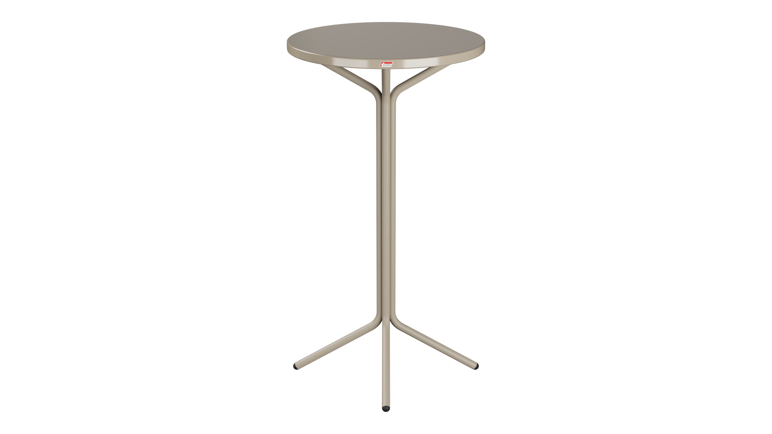 PIX Metall-Stehtisch Outdoor ø60 / 110 in Champagner präsentiert im Onlineshop von KAQTU Design AG. Hochtisch Outdoor ist von Schaffner