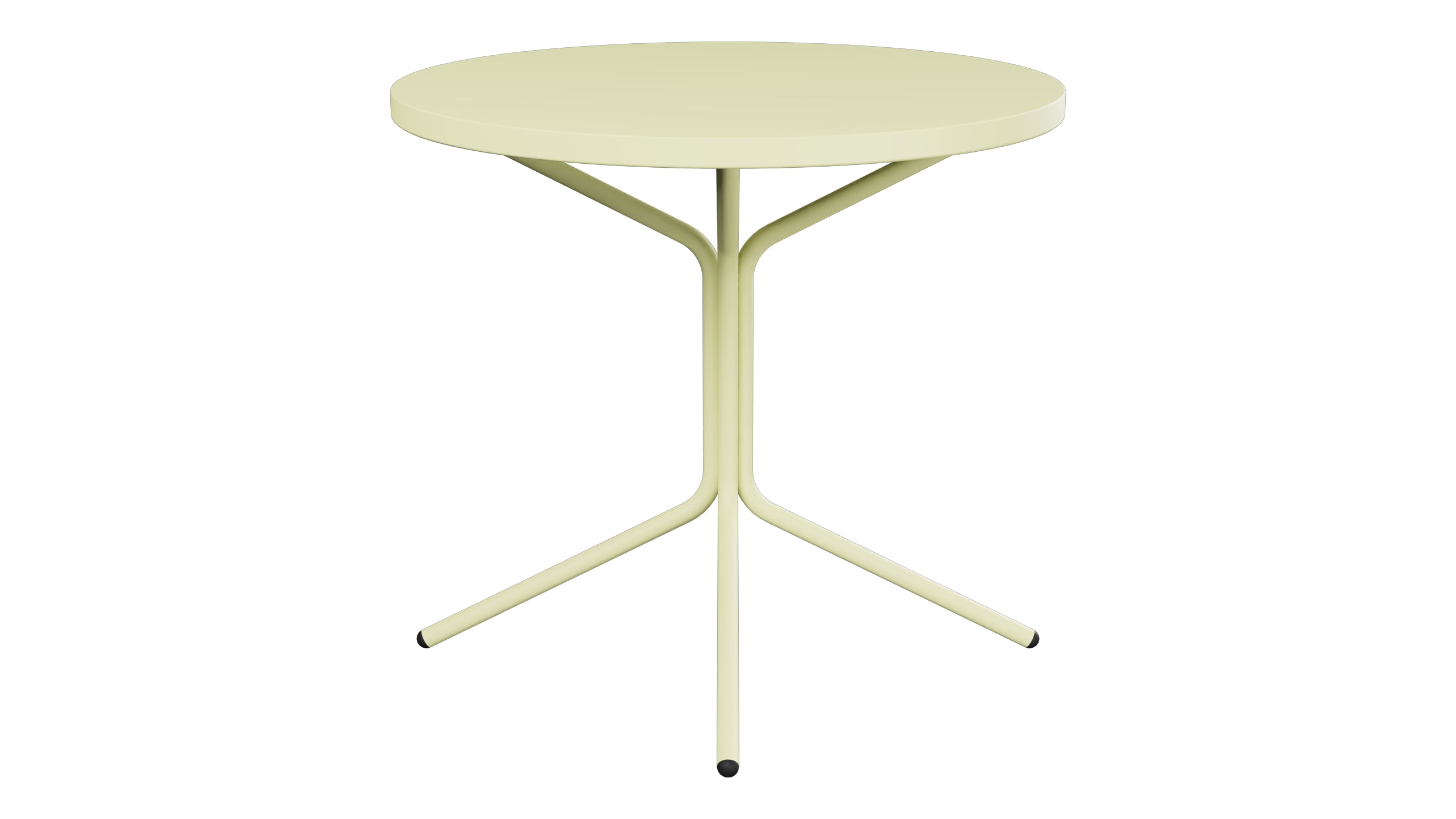 PIX Metall-Gartentisch ø80 / 72 in Buchsbaumgelb präsentiert im Onlineshop von KAQTU Design AG. Gartentisch ist von Schaffner