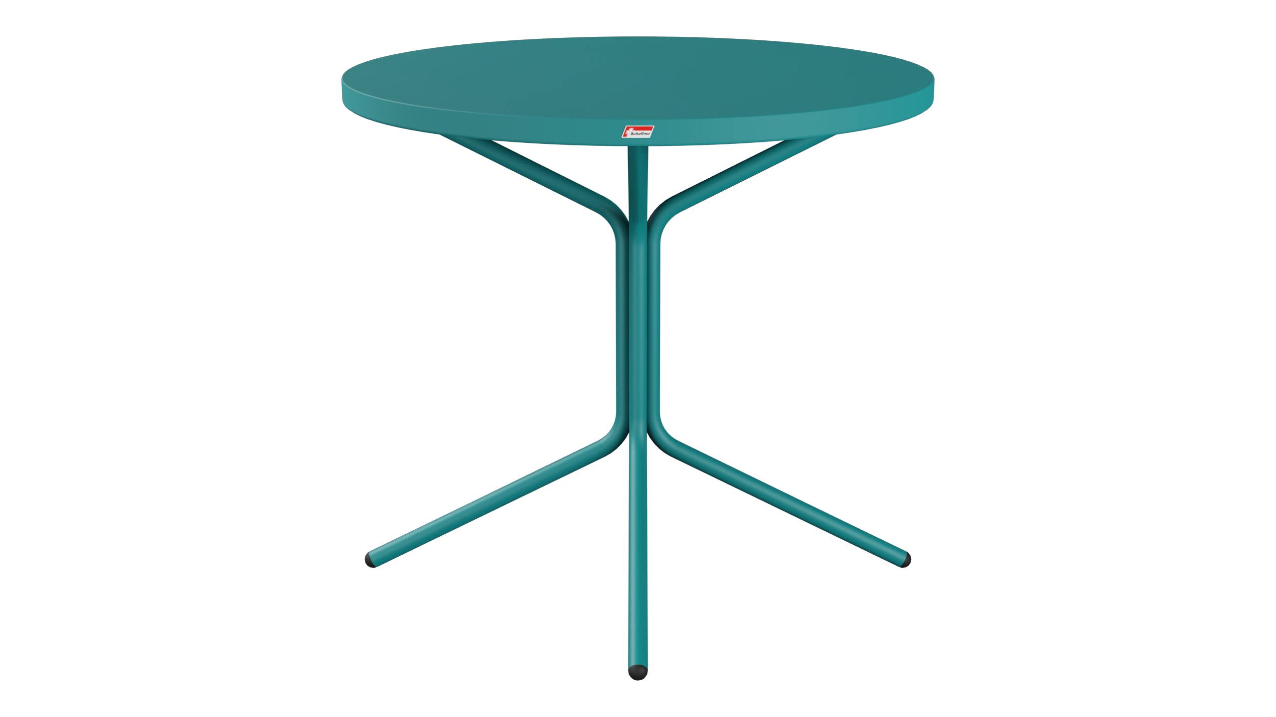 PIX Metall-Gartentisch ø80 / 72 in Kaliblau präsentiert im Onlineshop von KAQTU Design AG. Gartentisch ist von Schaffner