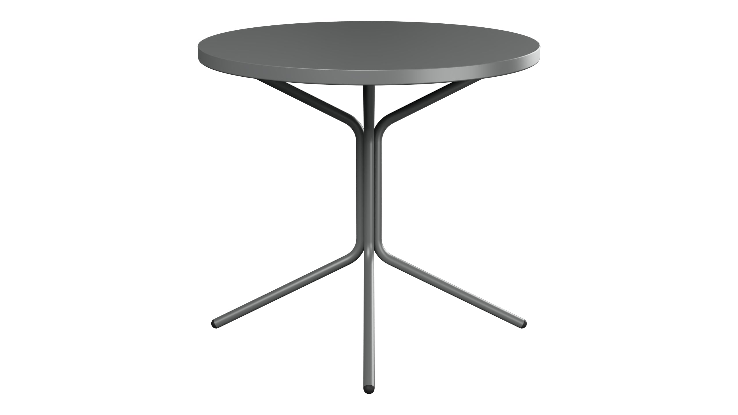 PIX Metall-Gartentisch ø80 / 72 in Graphit präsentiert im Onlineshop von KAQTU Design AG. Gartentisch ist von Schaffner