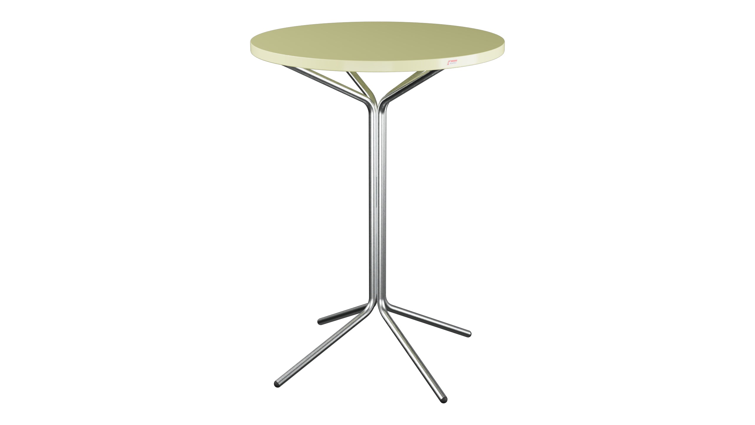 PIX Metall-Stehtisch Outdoor ø80 / 110 in Buchsbaumgelb präsentiert im Onlineshop von KAQTU Design AG. Hochtisch Outdoor ist von Schaffner