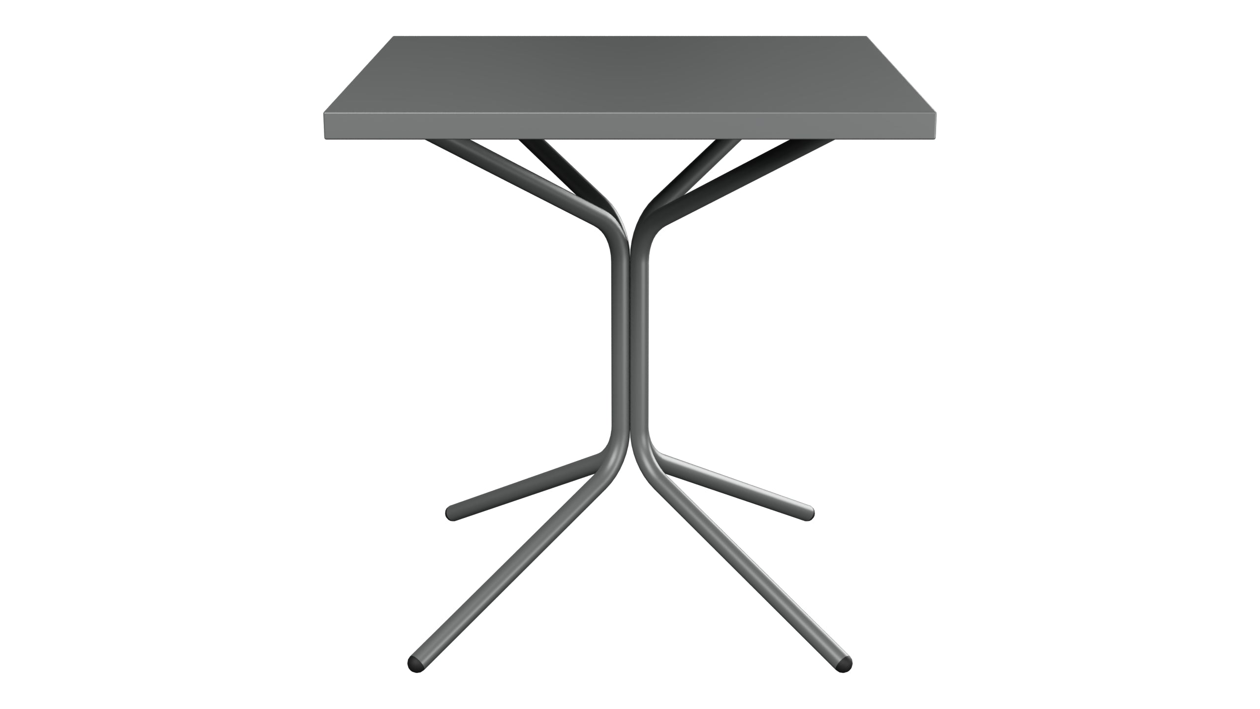 PIX Metall-Gartentisch 70x70 / 72 in Graphit präsentiert im Onlineshop von KAQTU Design AG. Gartentisch ist von Schaffner