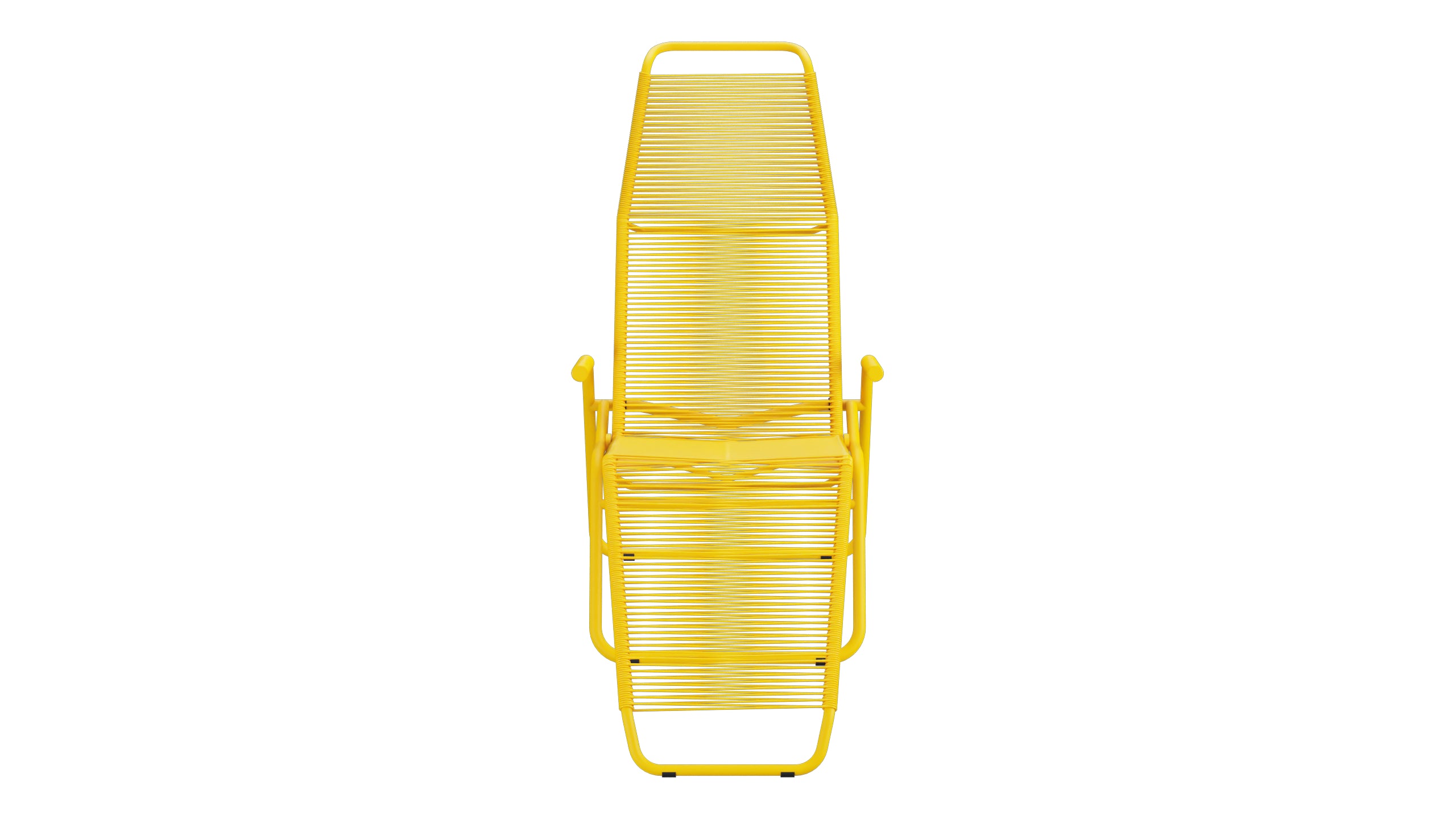 Liege Brissago Spaghetti in Gelb präsentiert im Onlineshop von KAQTU Design AG. Liegestuhl ist von Schaffner
