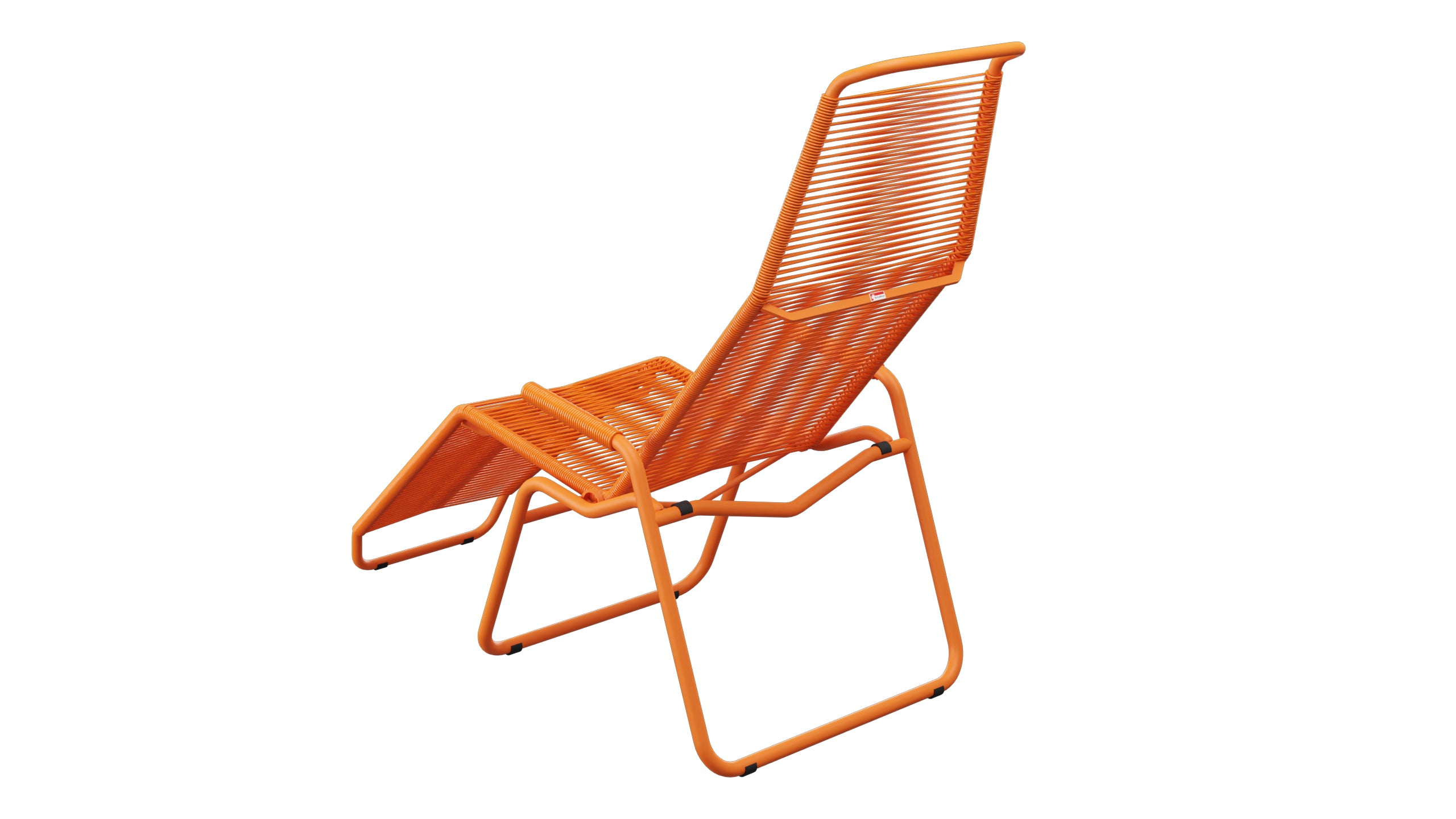 Liege Brissago Spaghetti in Orange präsentiert im Onlineshop von KAQTU Design AG. Liegestuhl ist von Schaffner